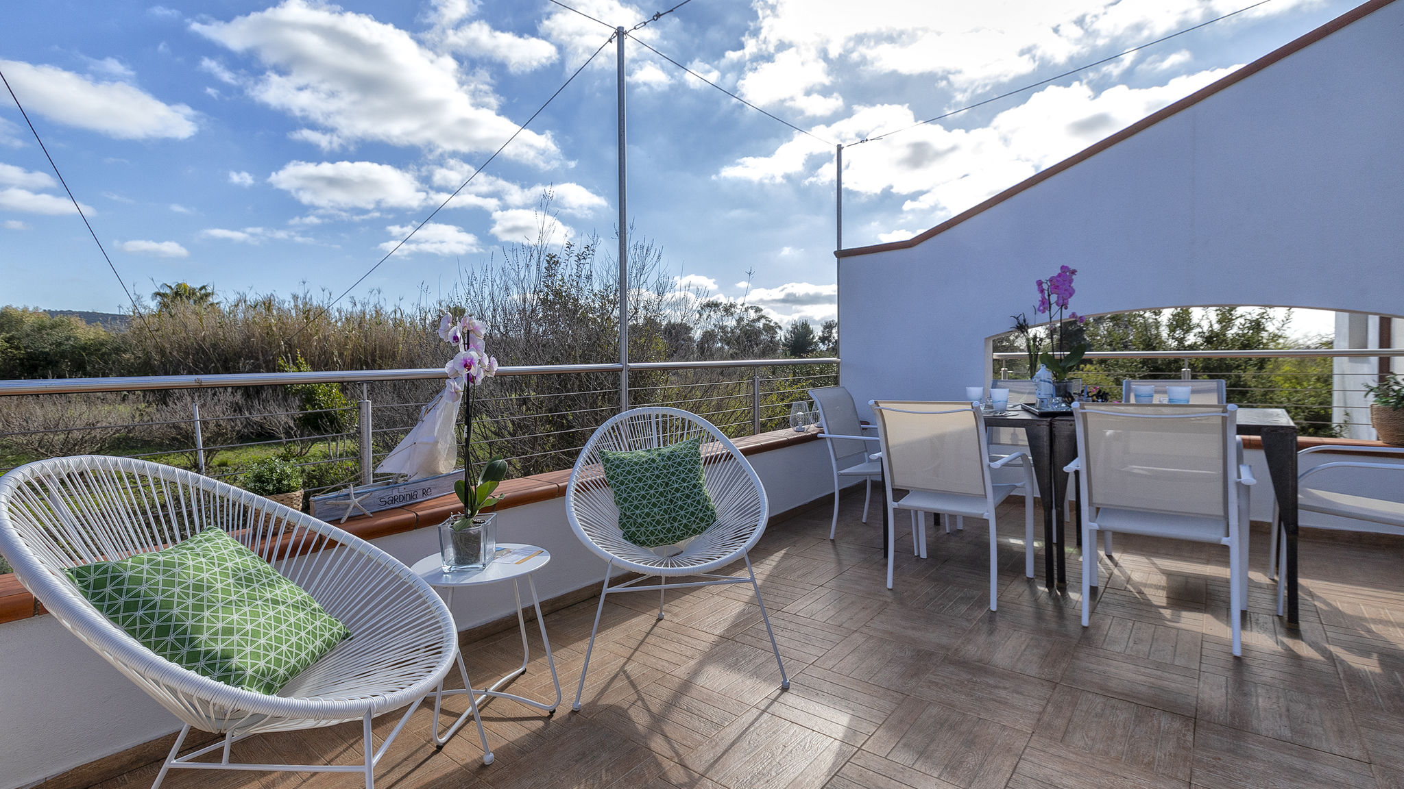 Italianway Olmedo Sardinia Re - Villa Fioretta Flowers Apartments - Terrace Apartment