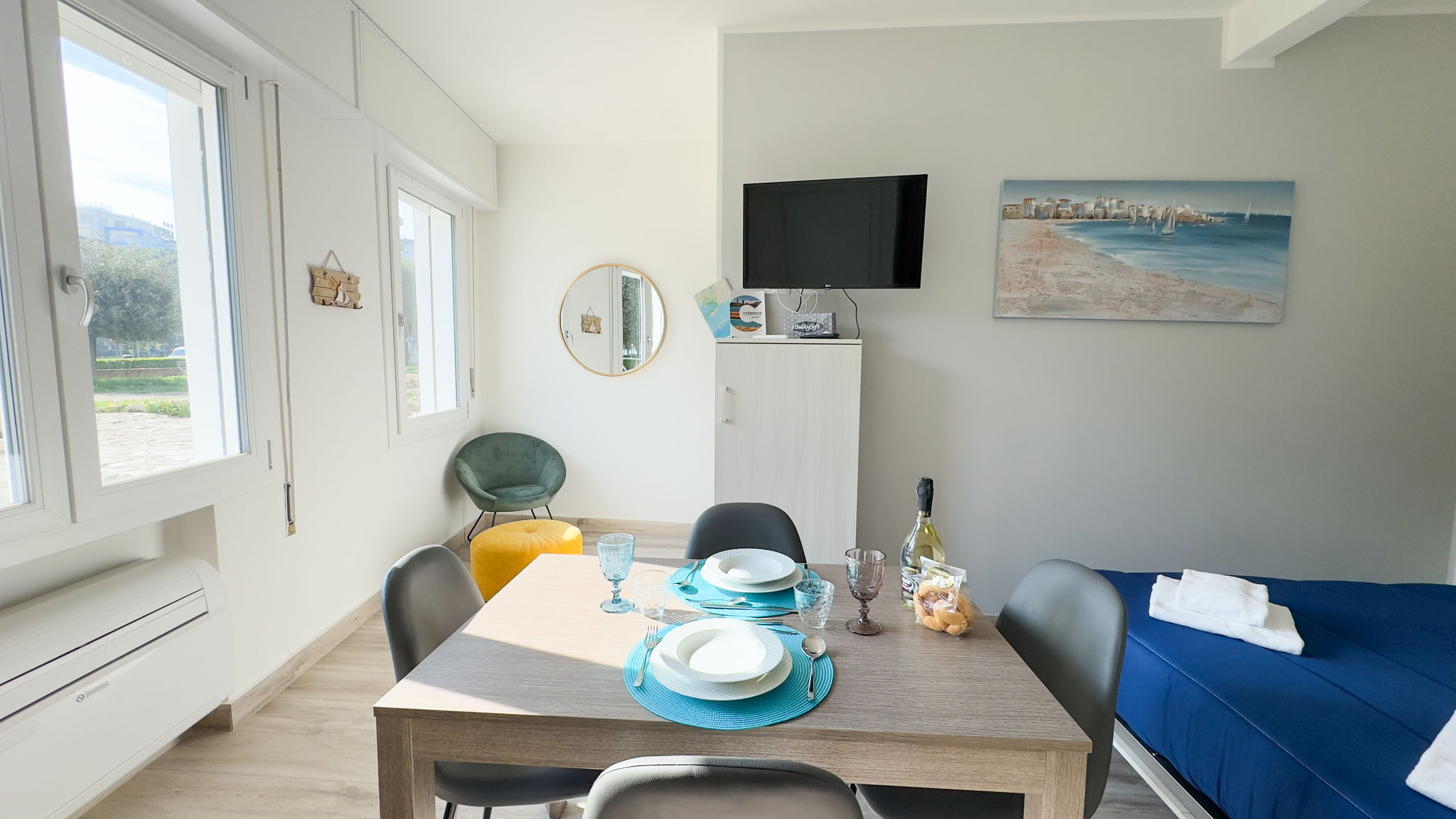 CA.SA CHECK Chioggia Onda Blu House by Ca-Sa Check