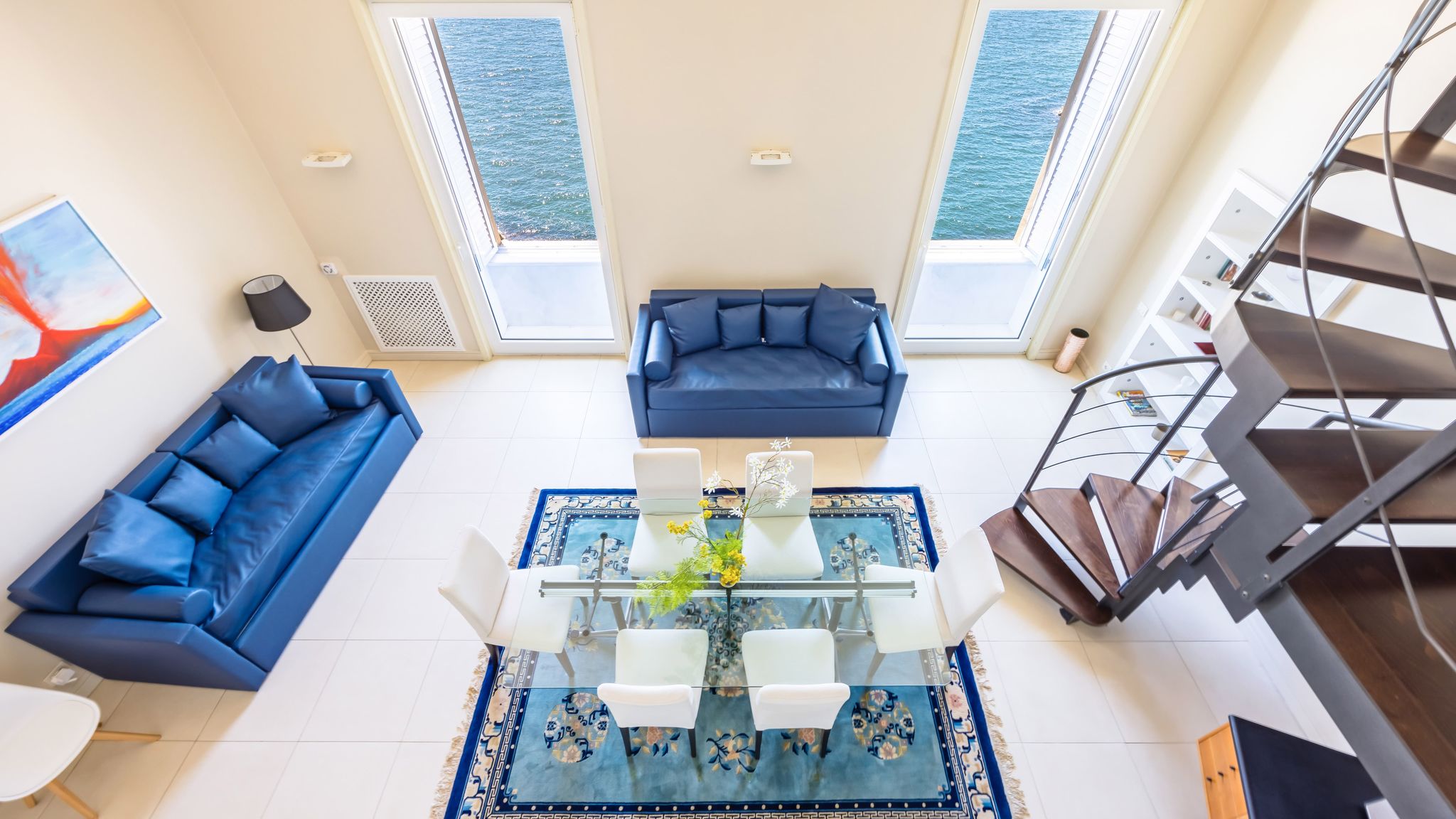 Italianway Napoli Blu Breeze on Seafront with parking
