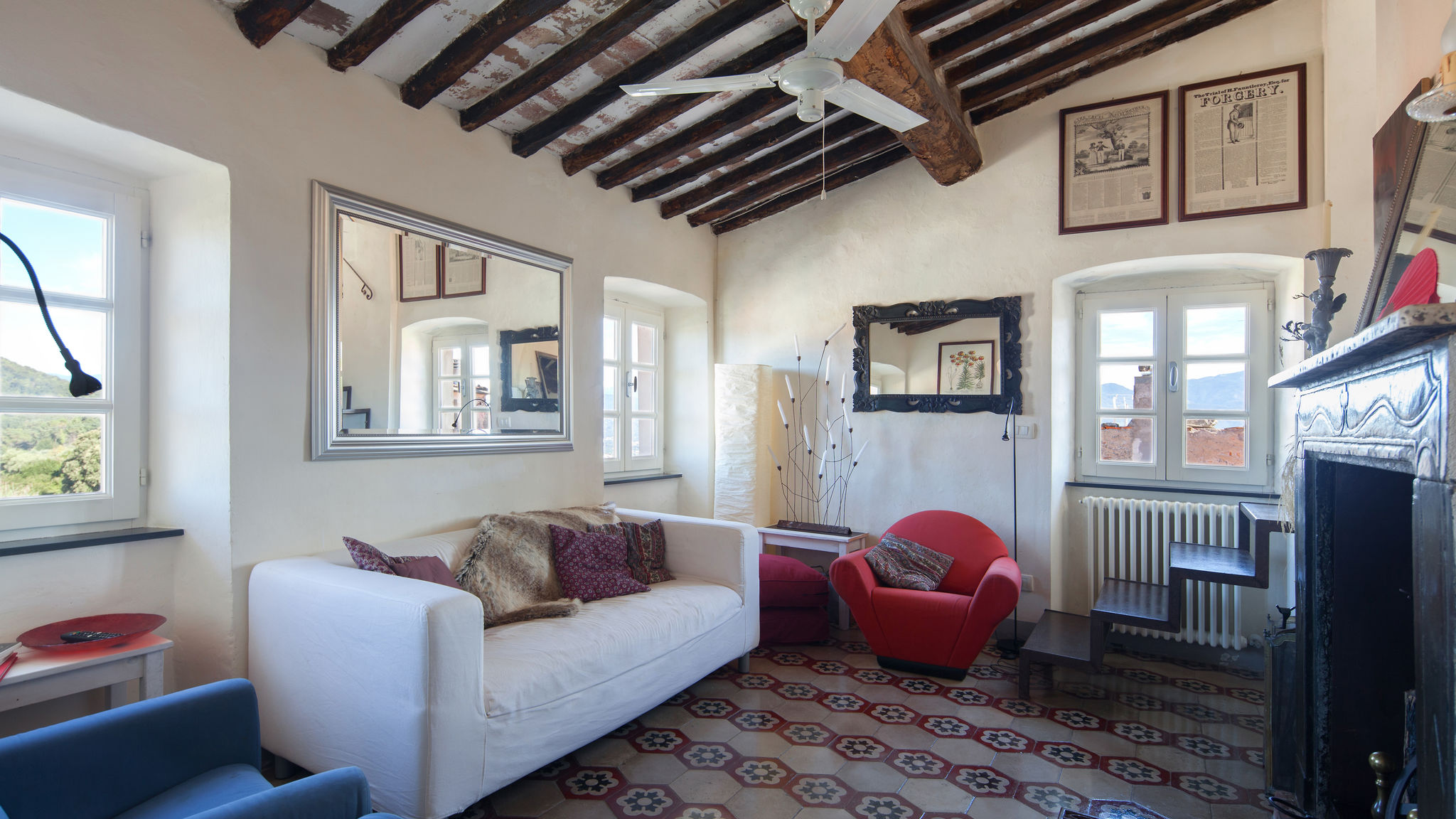 Italianway Ameglia Fivestay Roof terrace overlooking the gulf