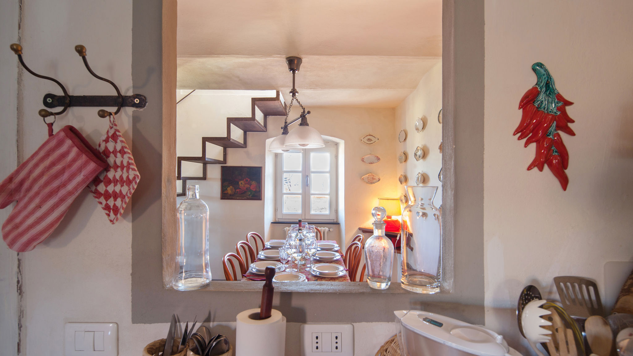 Italianway Ameglia Fivestay Roof terrace overlooking the gulf