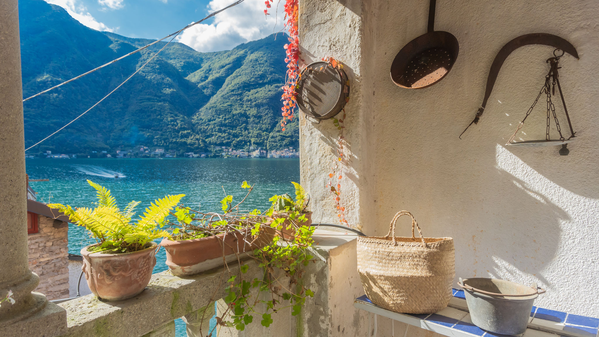 Italianway Nesso Terrace on Orrido di Nesso Waterfall 
