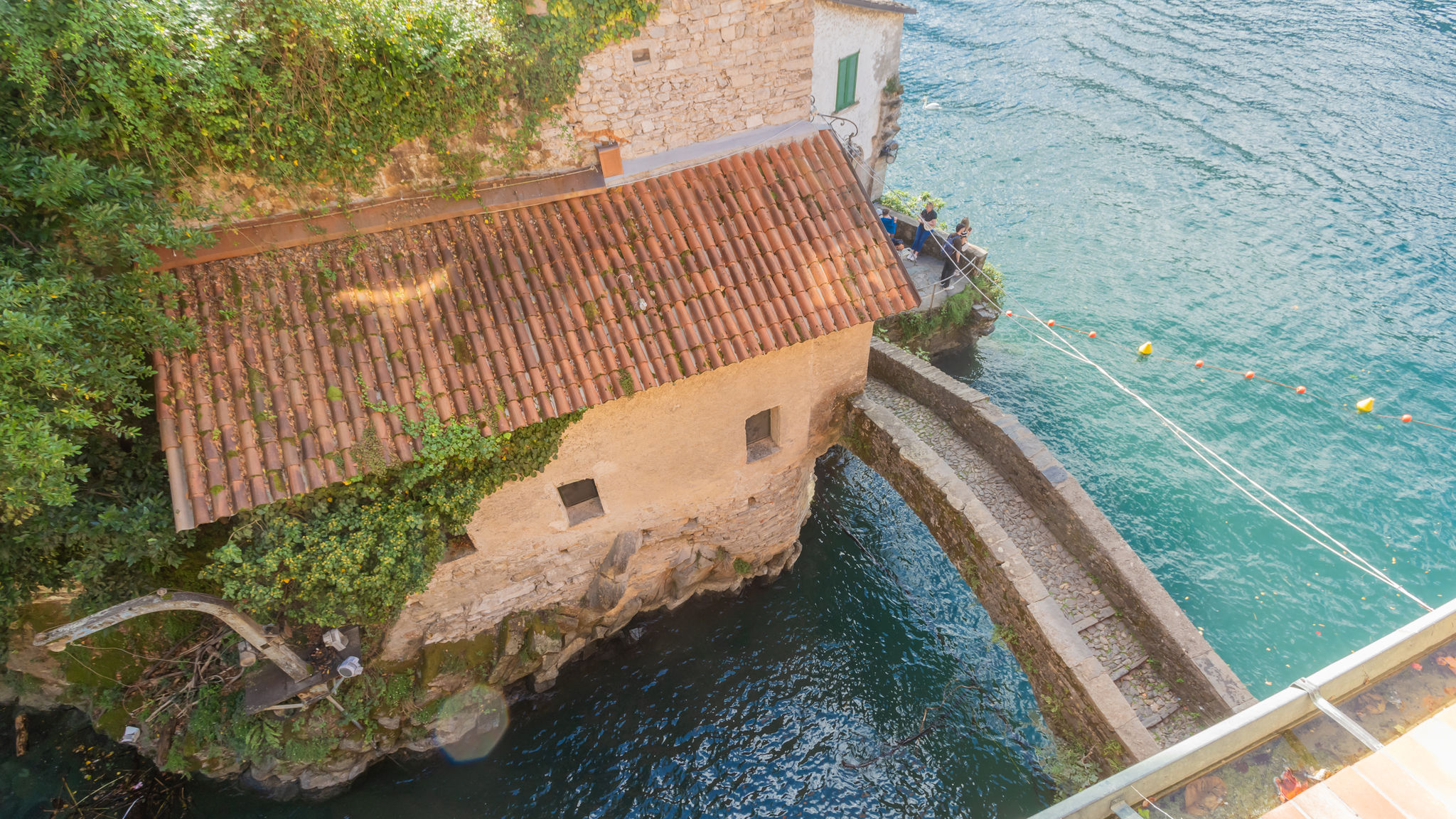 Italianway Nesso Terrace on Orrido di Nesso Waterfall 