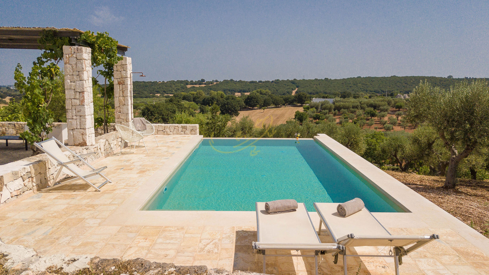 Trulli e Dimore Property Management Monopoli TD Trulli Terralta Panoramic Pool Over Countryside
