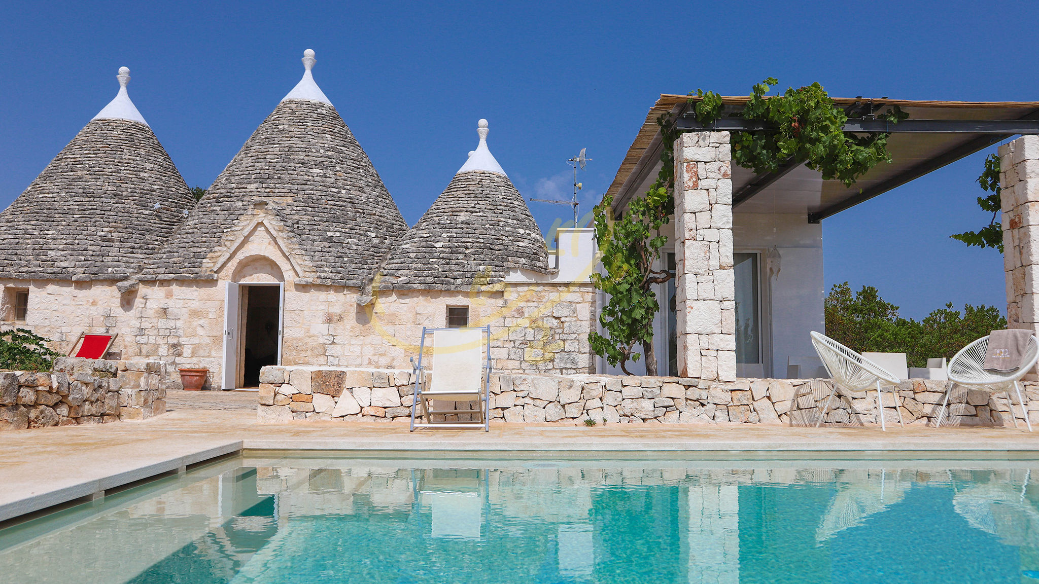 Trulli e Dimore Property Management Monopoli TD Trulli Terralta Panoramic Pool Over Countryside