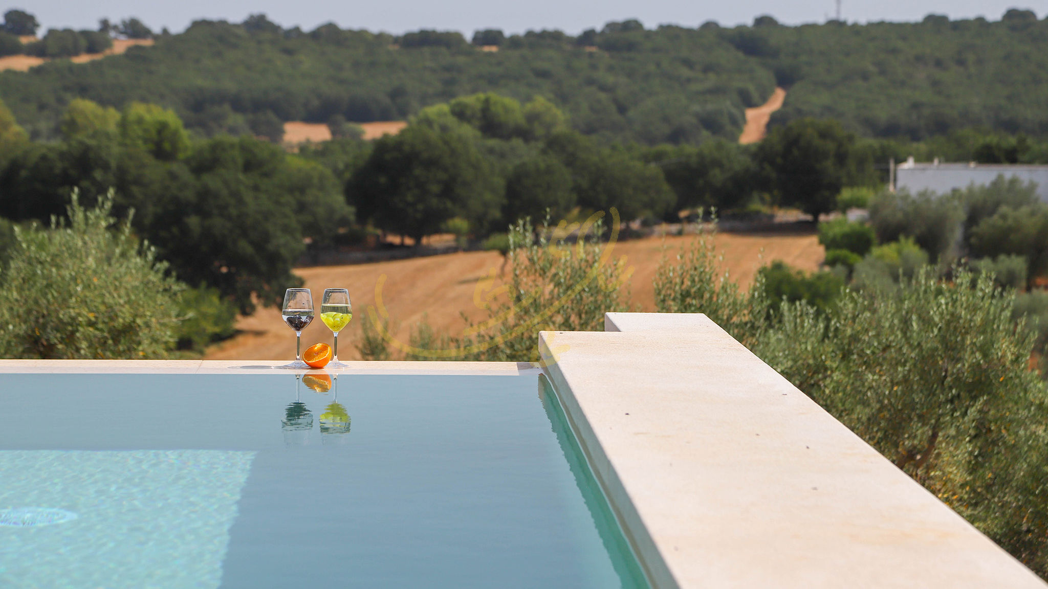 Trulli e Dimore Property Management Monopoli TD Trulli Terralta Panoramic Pool Over Countryside