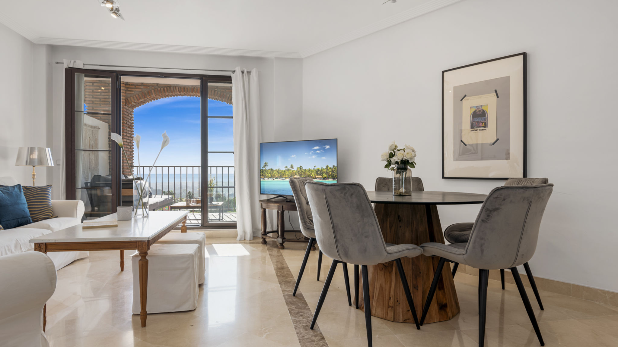 Costarentals Benahavís Los Arqueros sunny balcony with pool by Costarentals - Ref M52