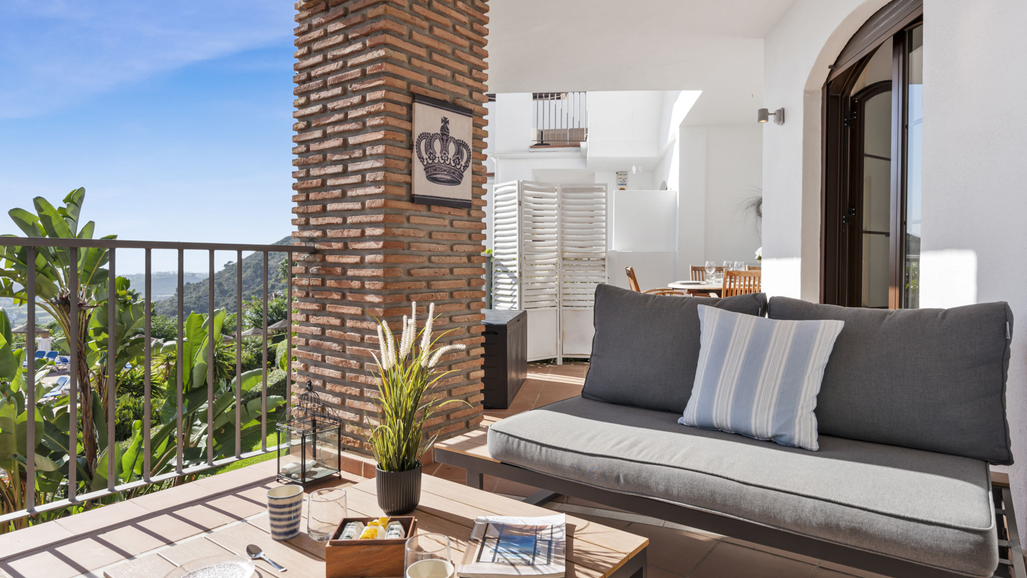 Costarentals Benahavís Los Arqueros sunny balcony with pool by Costarentals - Ref M52