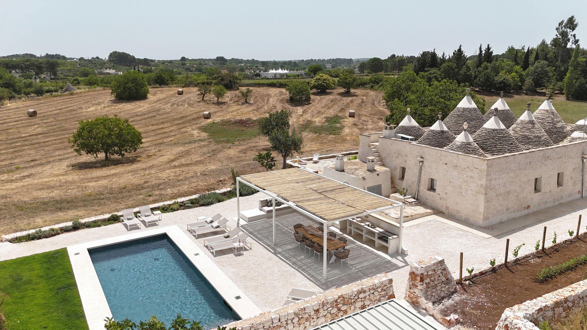 Trulli e Dimore Property Management Martina Franca TD I Coni di Pinurè Trulli with Scenic Valley View