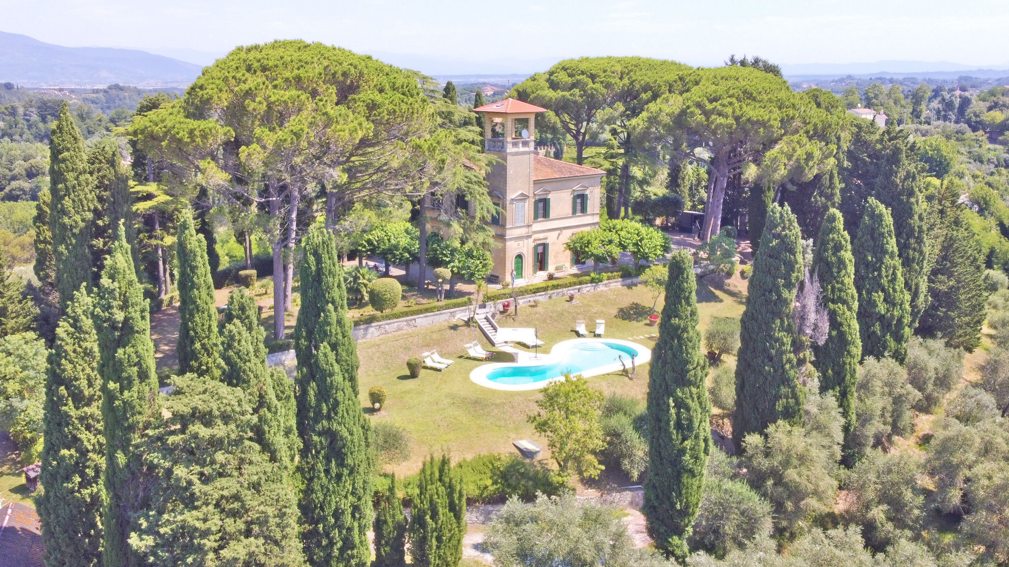 Italianway Crespina Lorenzana Villa Bellavista - Tuscany panoramic view