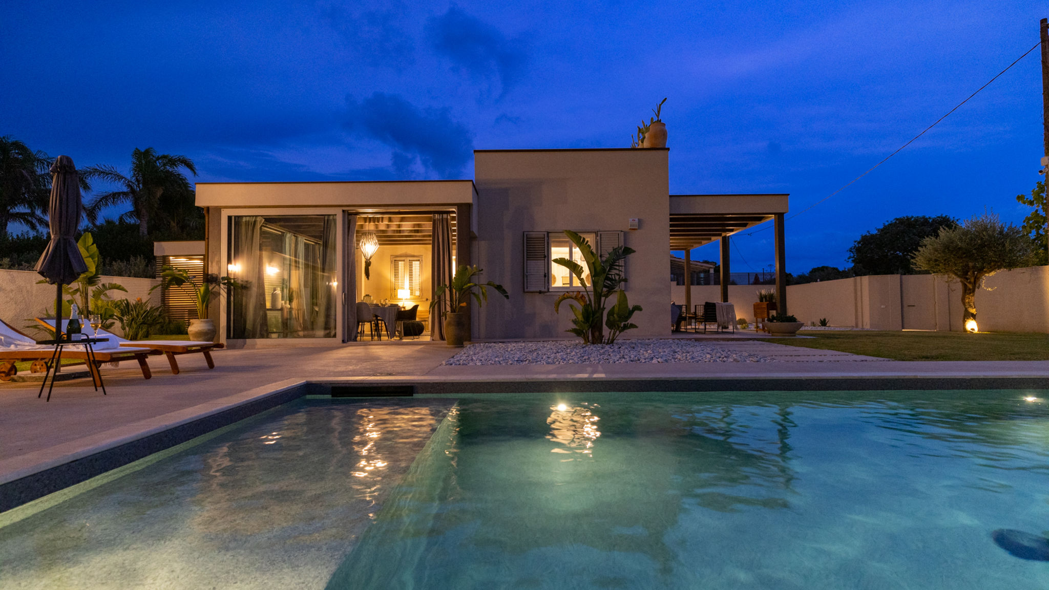 SicilyMyHome Ispica Villa Olive & Champagne con piscina privata 