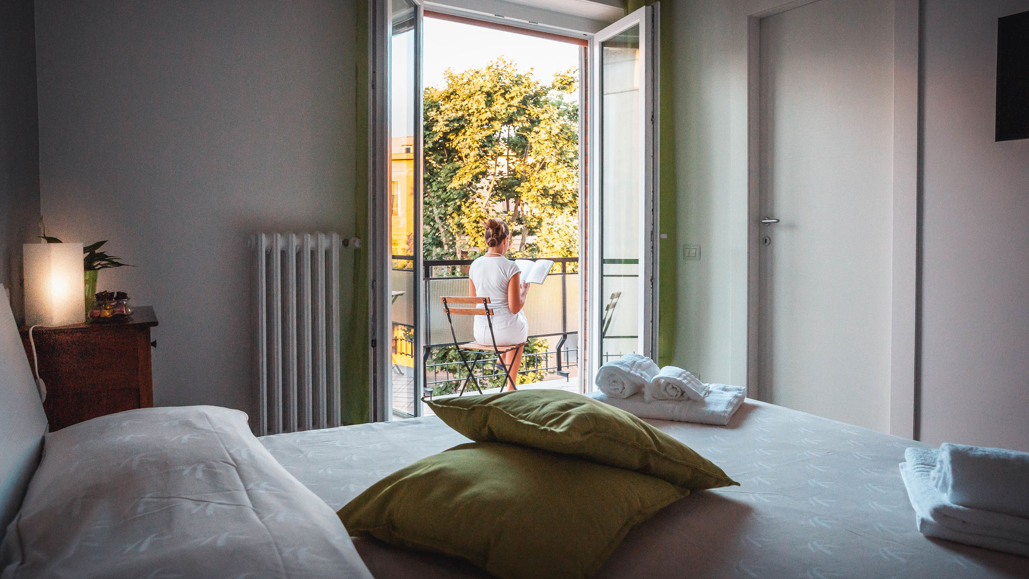 Italianway Civitavecchia GuestHouse Colors - Verde Marino(Deluxe con Balcone)