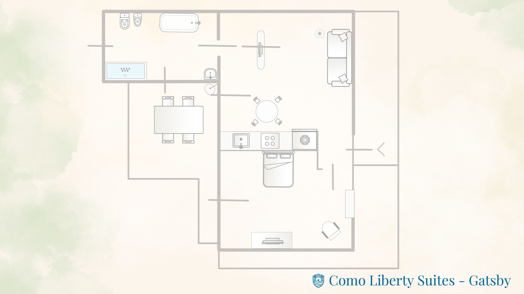 RentAllComo Como Como Liberty Suites - Gatsby