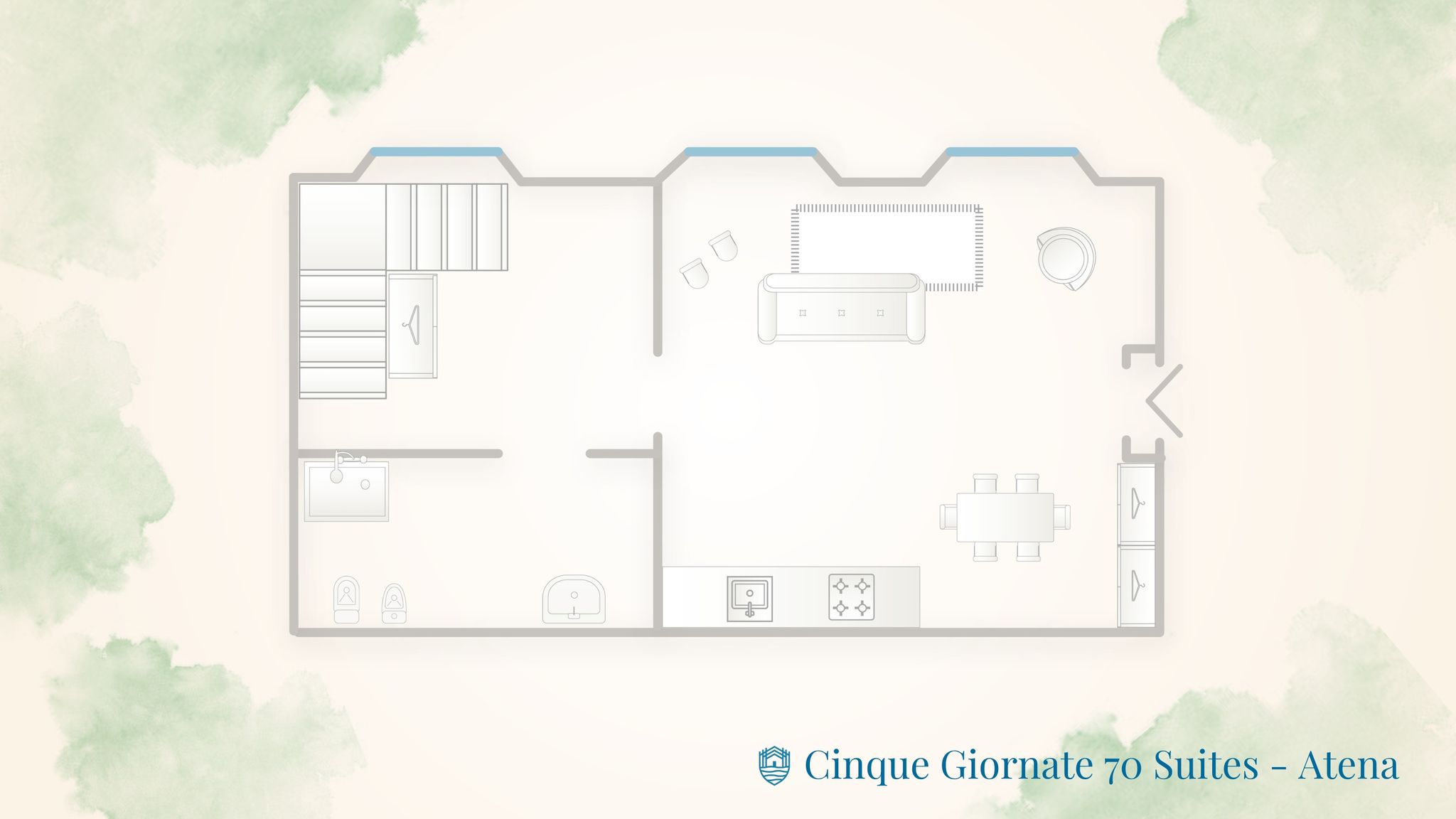 RentAllComo Como Cinque Giornate 70 Suites - Atena