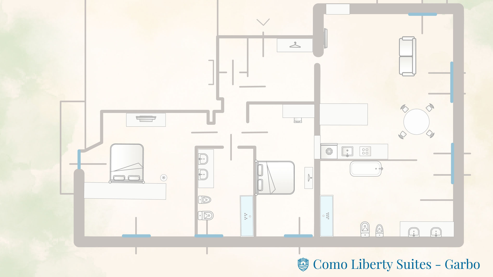 RentAllComo Como Como Liberty Suites - Garbo