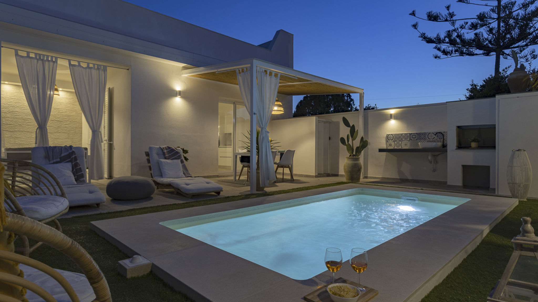SicilyMyHome Ispica Casa un Tocco di Blu con piscina privata 