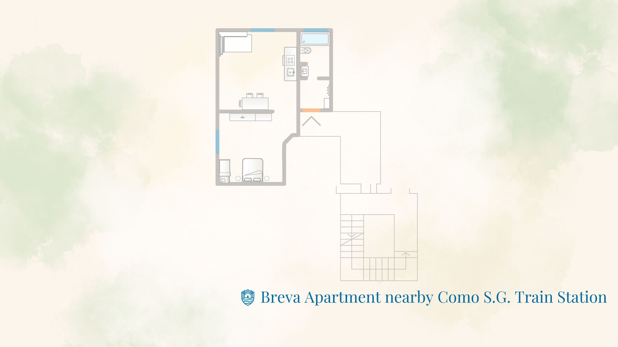RentAllComo Como Breva Apartment nearby Como S.G. Train Station