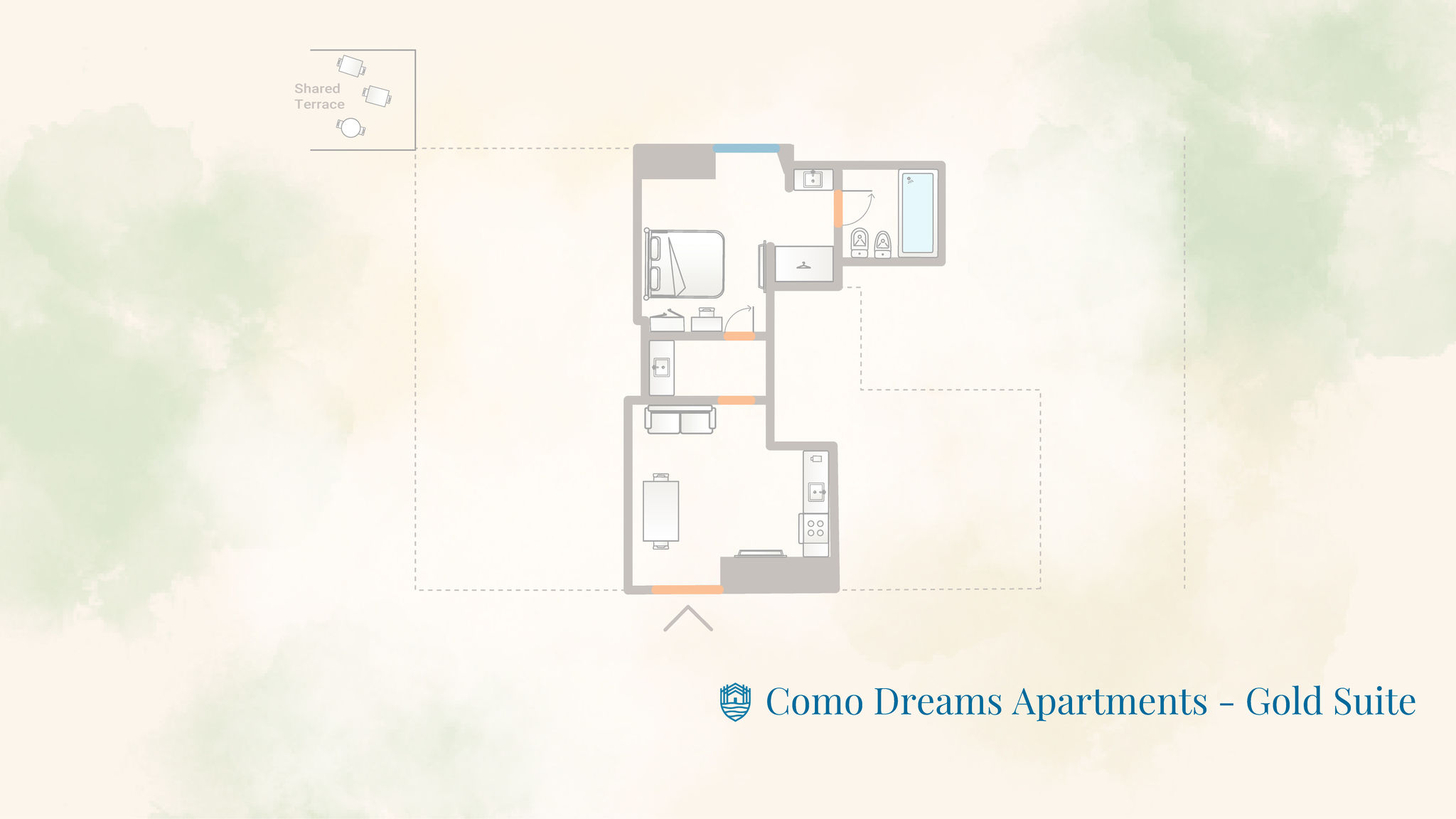 RentAllComo Como Como Dreams Apartments - Gold Suite