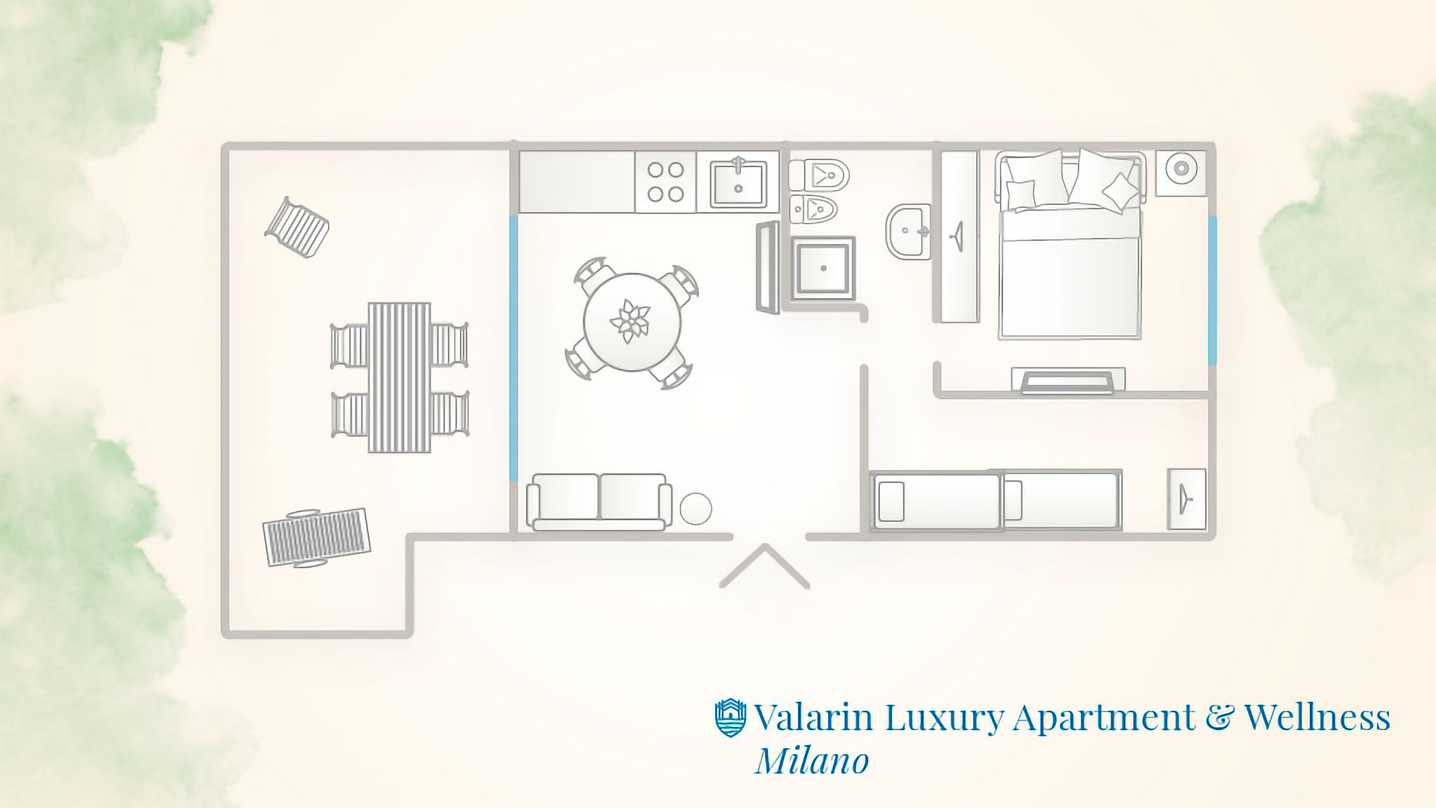 RentAllComo Vercana Valarin Milano, Luxury Apartment & Wellness
