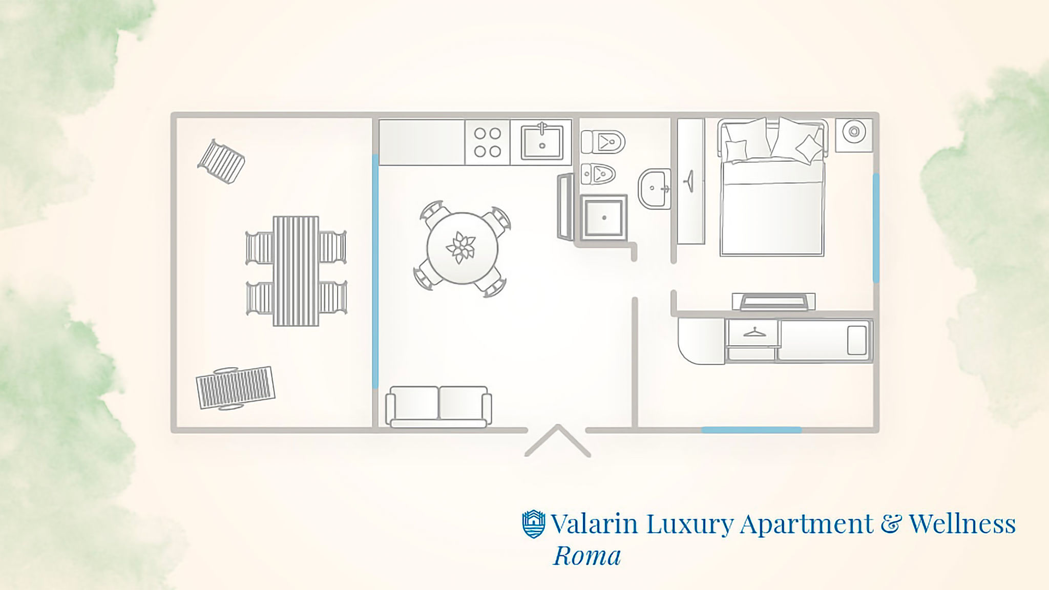 RentAllComo Vercana Valarin Roma, Luxury Apartment & Wellness 