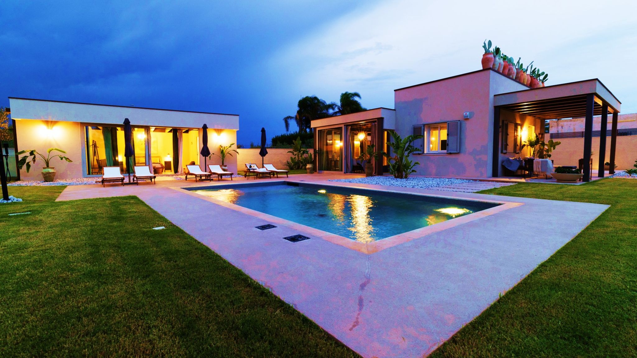 SicilyMyHome Ispica Villa Olive & Champagne con piscina privata 