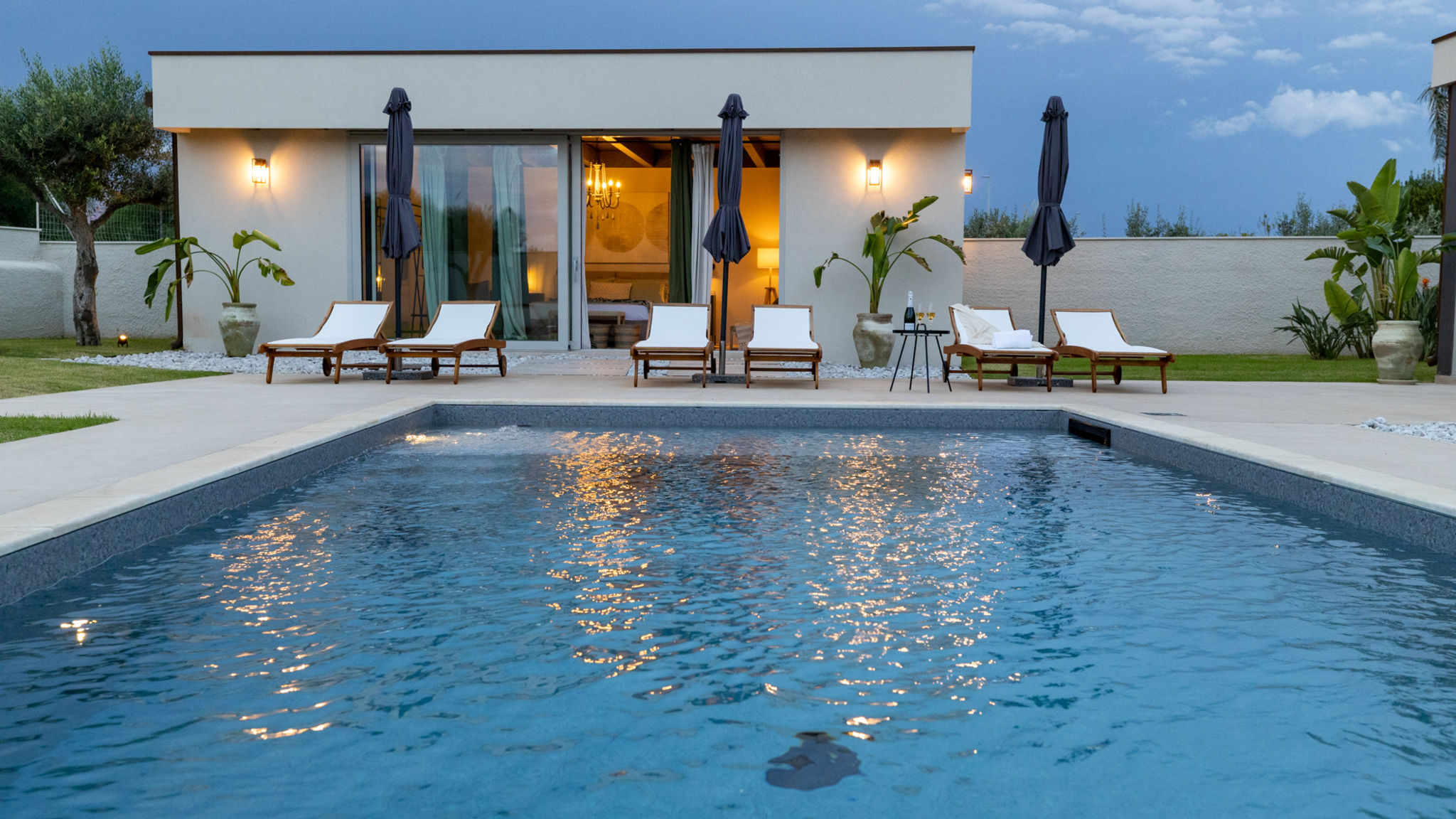 SicilyMyHome Ispica Villa Olive & Champagne con piscina privata 