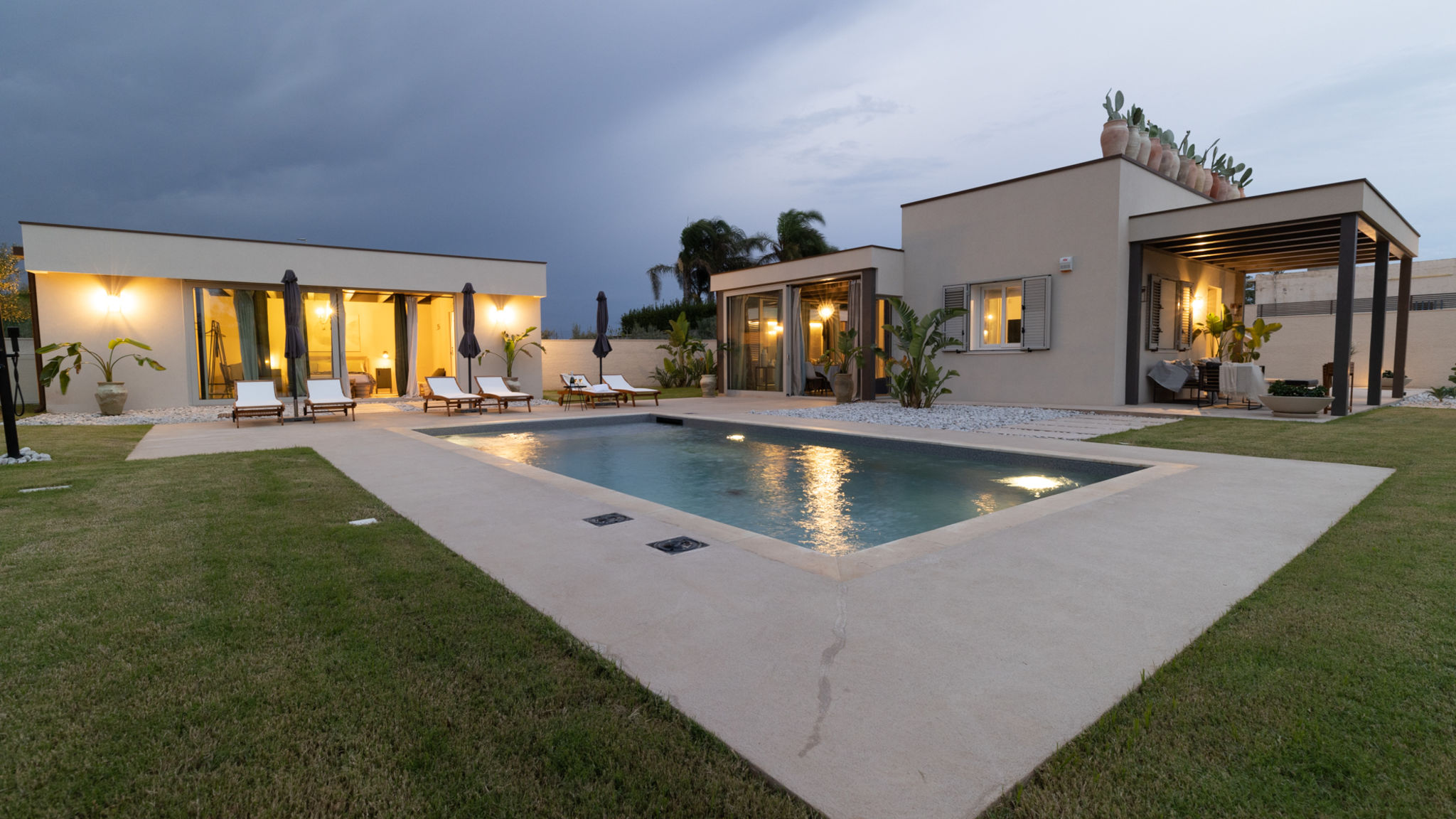 SicilyMyHome Ispica Villa Olive & Champagne con piscina privata 