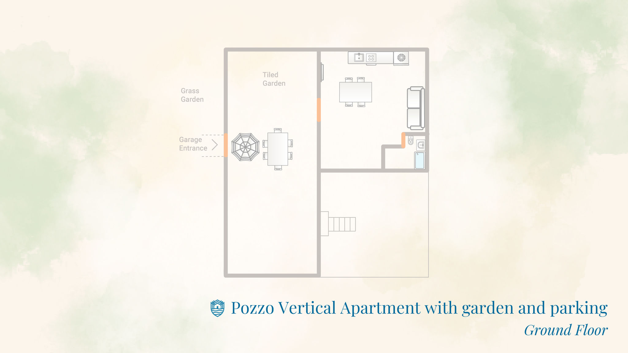 RentAllComo Torno Pozzo Vertical Apartment with garden and parking