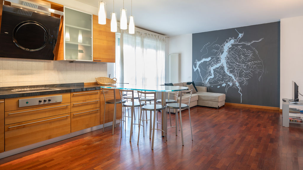 Large well-equipped apartment near Como lake