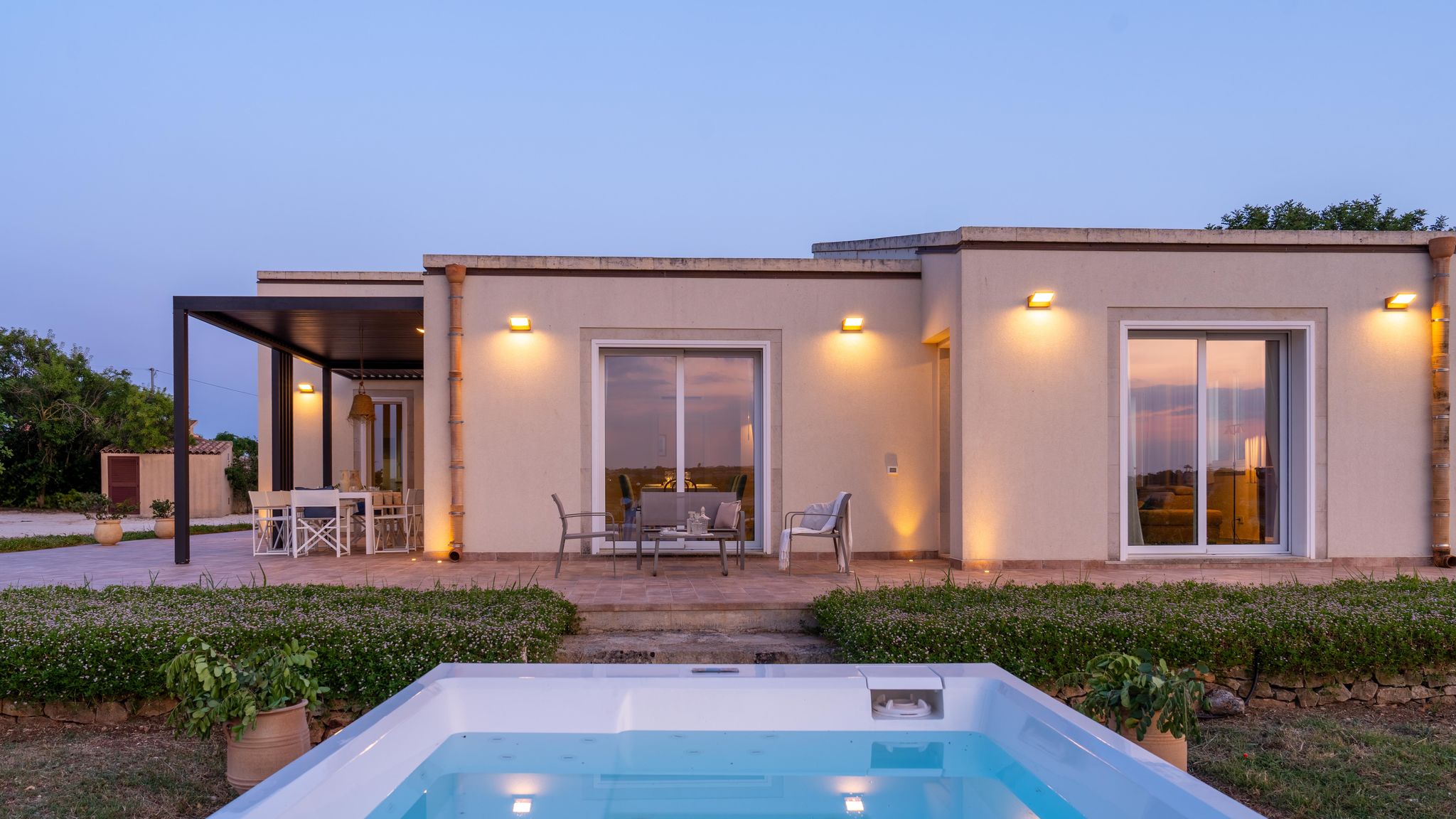 Italianway Modica Villa Calicanto con jacuzzi riscaldata 