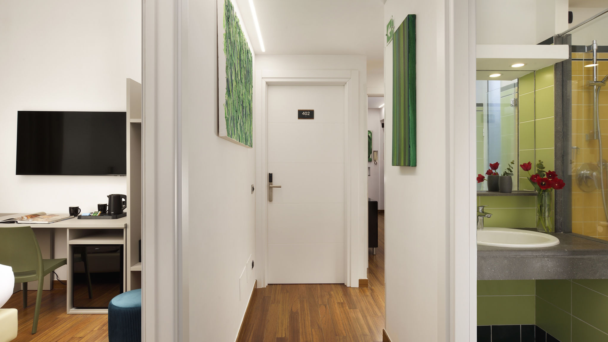 Italianway Roma Colosseo Panorama room  402  bagno esterno