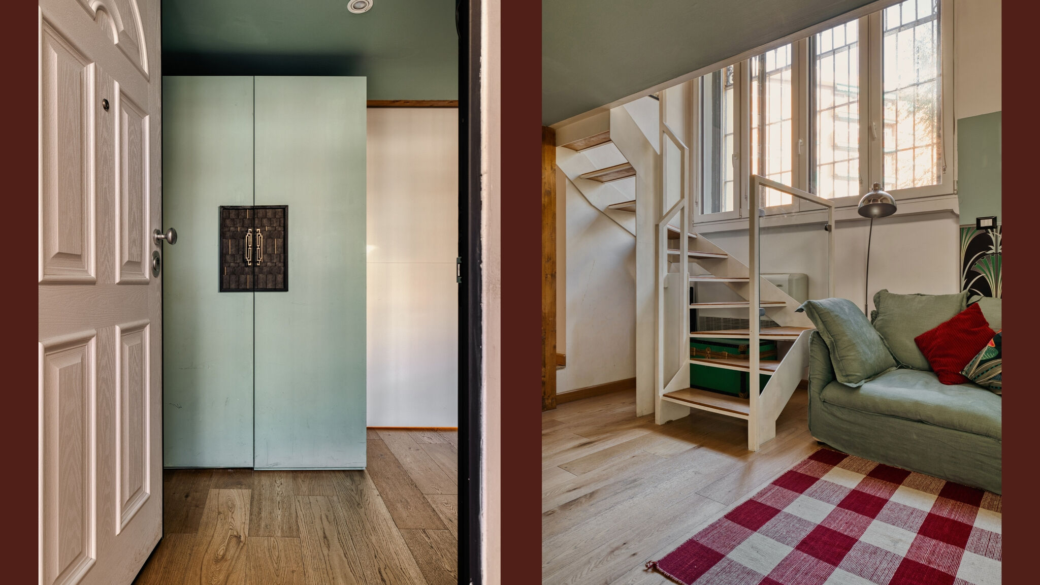 Italianway Milano Two Apartments Combined into One Space; 8 people