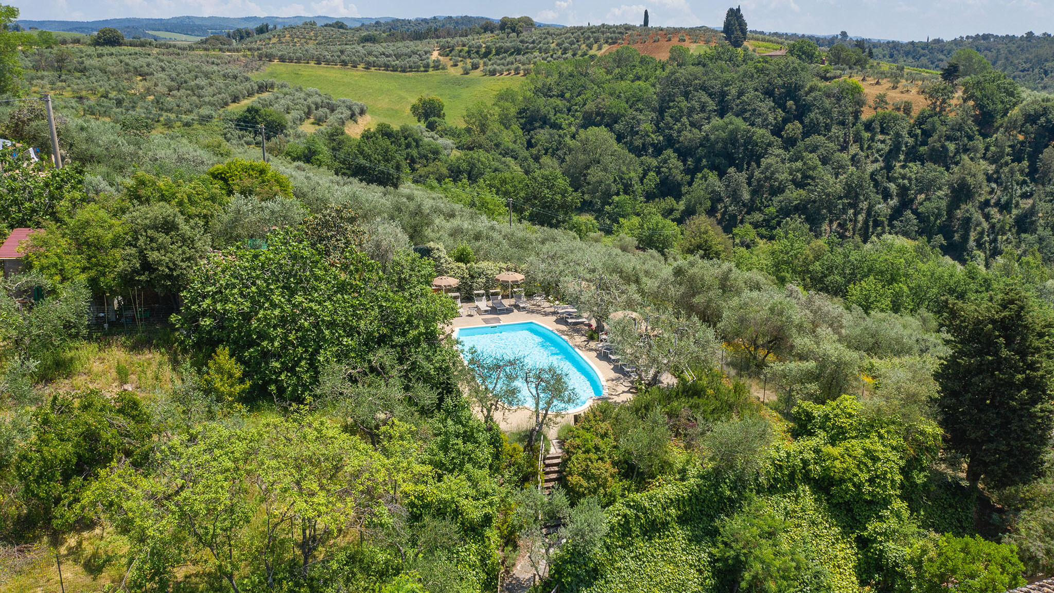 Italianway Poggibonsi Falco – Casa toscana+piscina vicino S. Gimignano