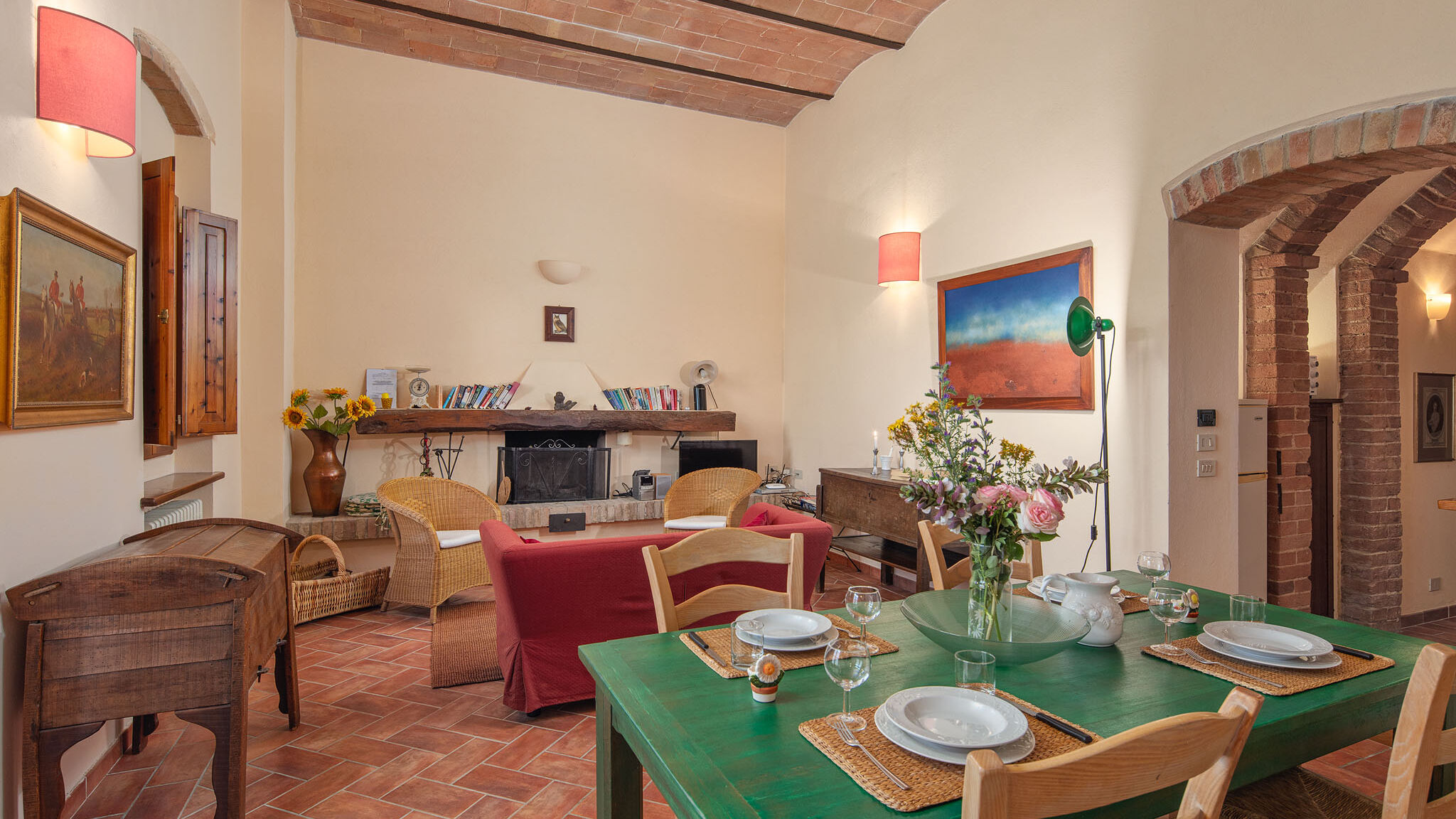 Italianway Poggibonsi Gufo - Romantico appartamento nel Chianti+piscina