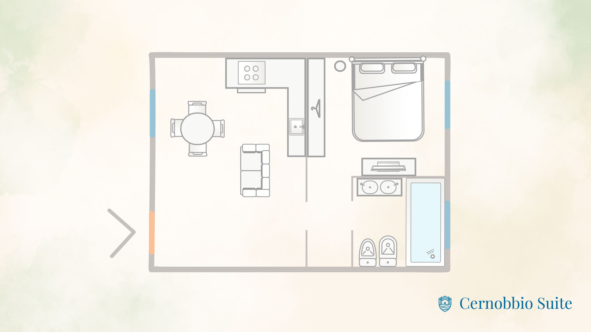 RentAllComo Como Cernobbio Suite