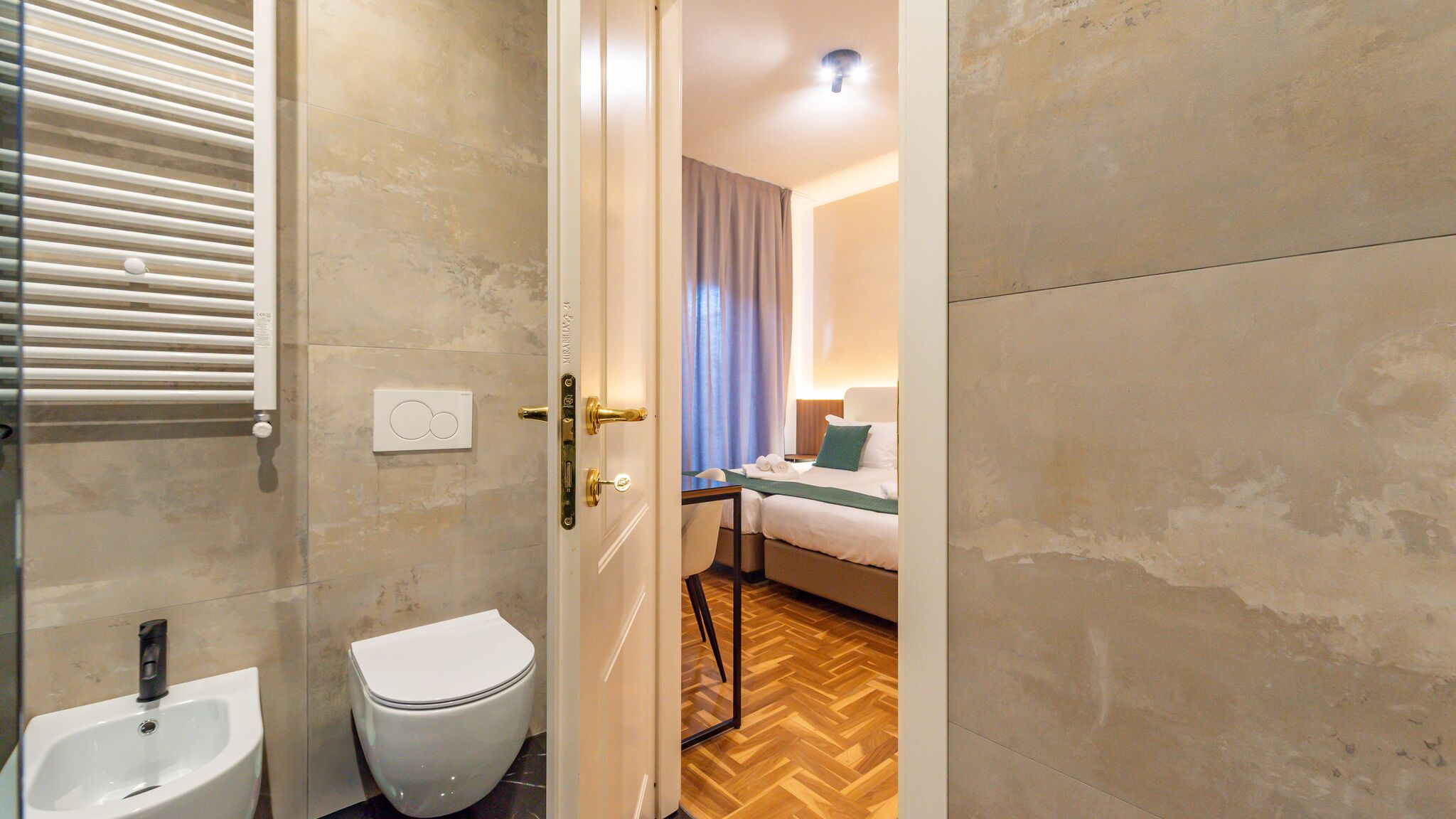 Italianway Roma Relais Pamphili matrimoniale letti singoli