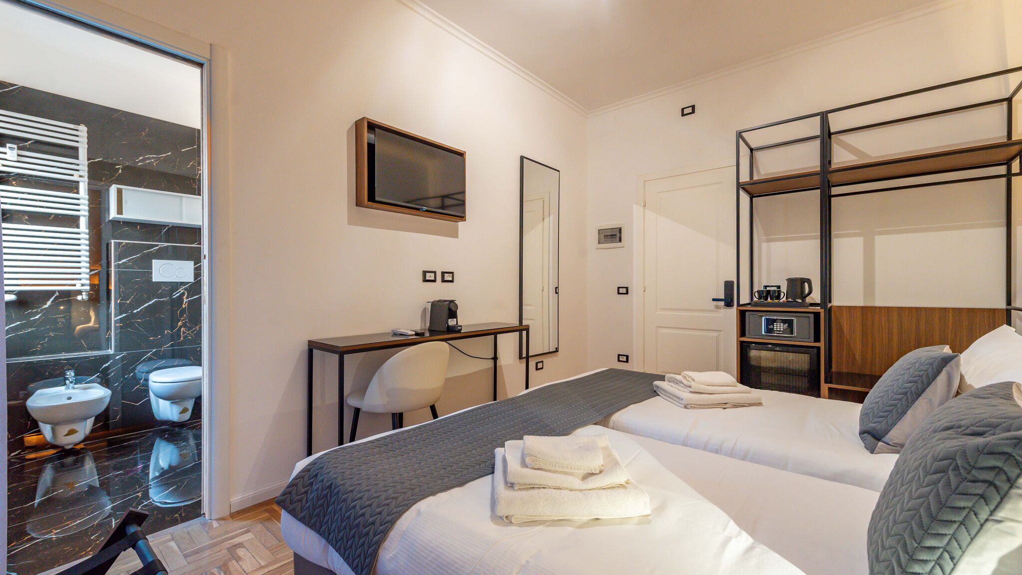 Italianway Roma Relais Pamphili matrimoniale letti singoli