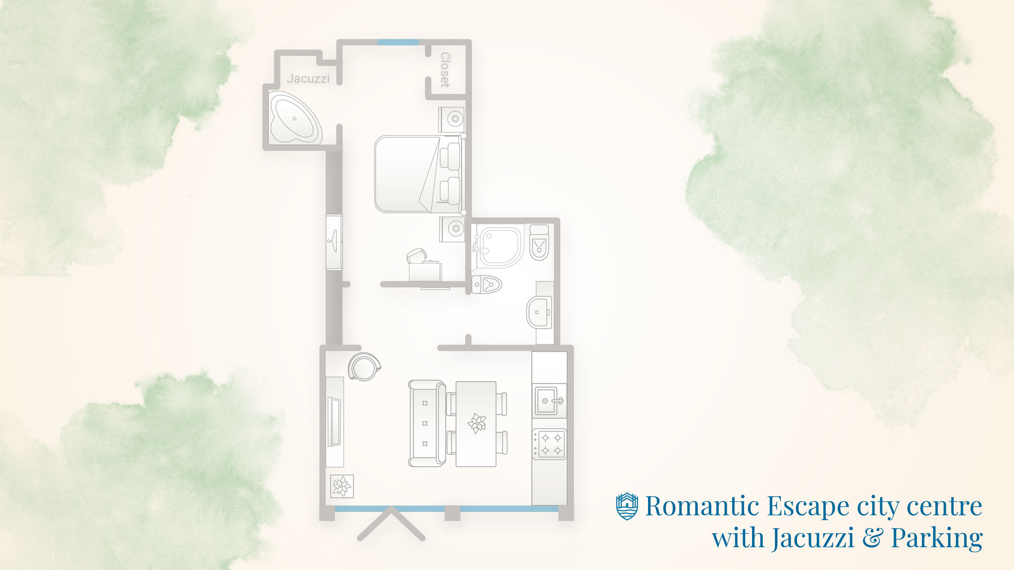 Italianway Como Romantic Escape city centre with Jacuzzi & Parking