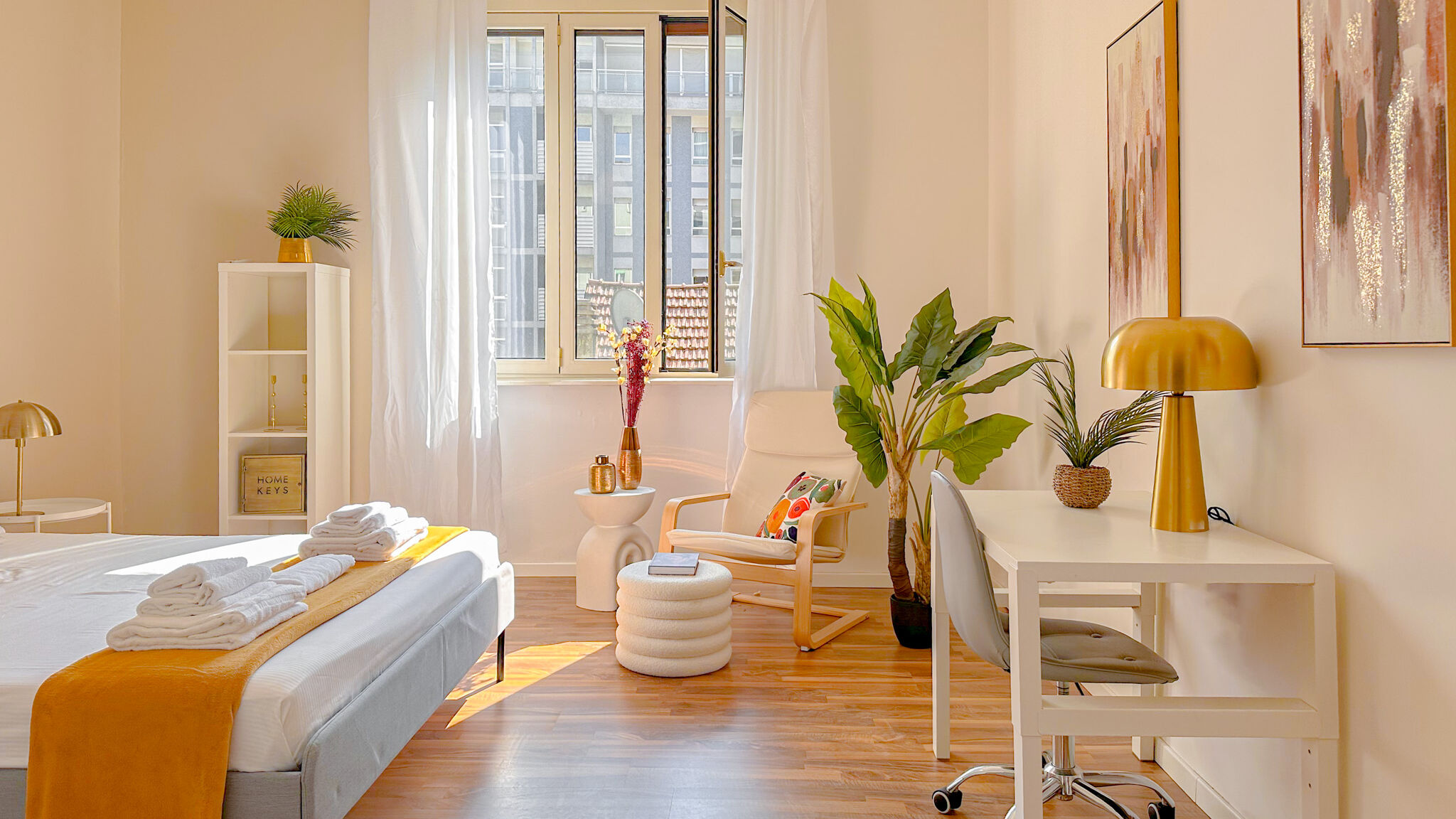 Italianway Milano Flatsharing - Gioia Beige Retreat – 3 Bedrooms