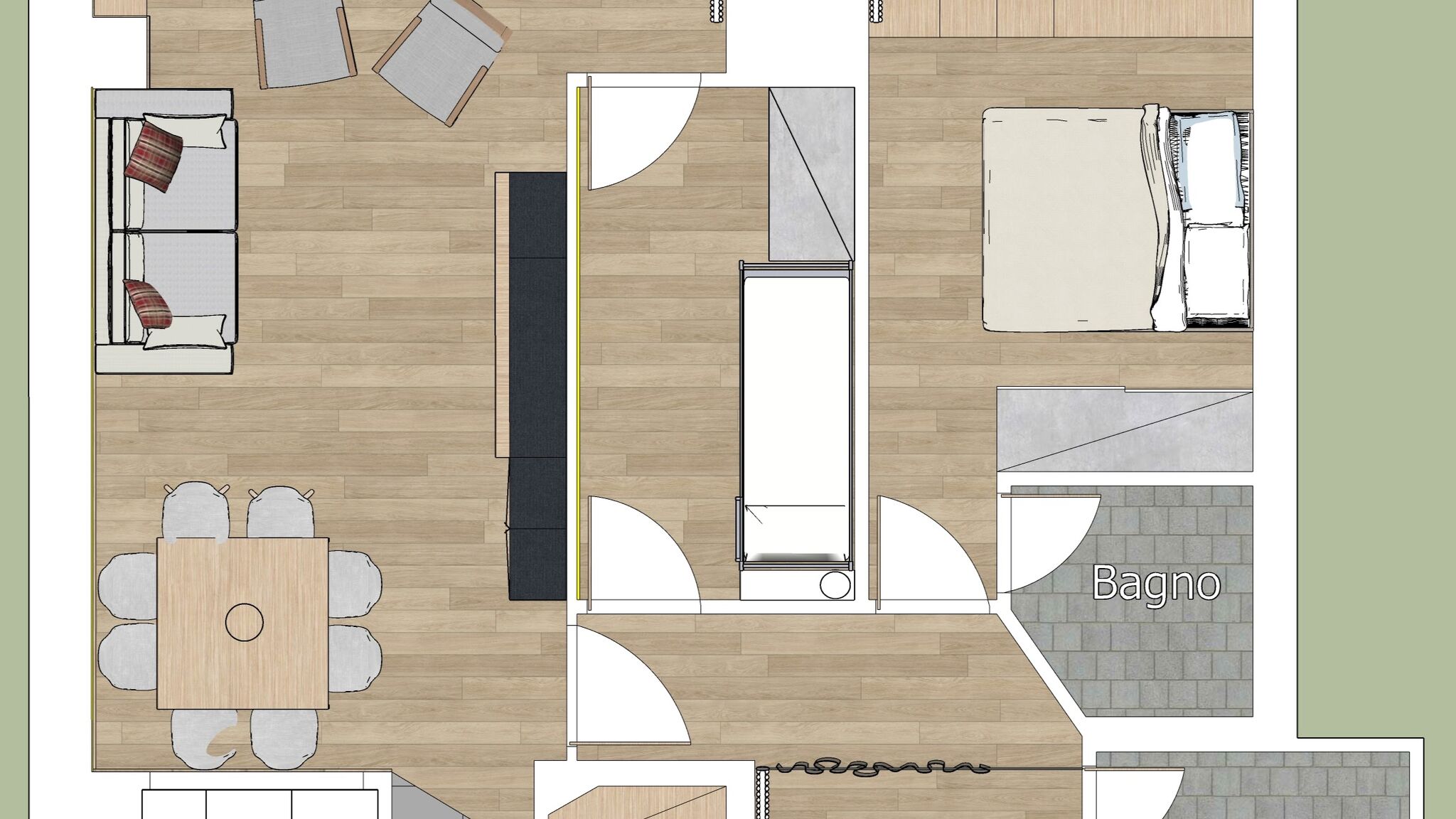 Italianway Valtournenche White dream Apartment in front of Matterhorn peak