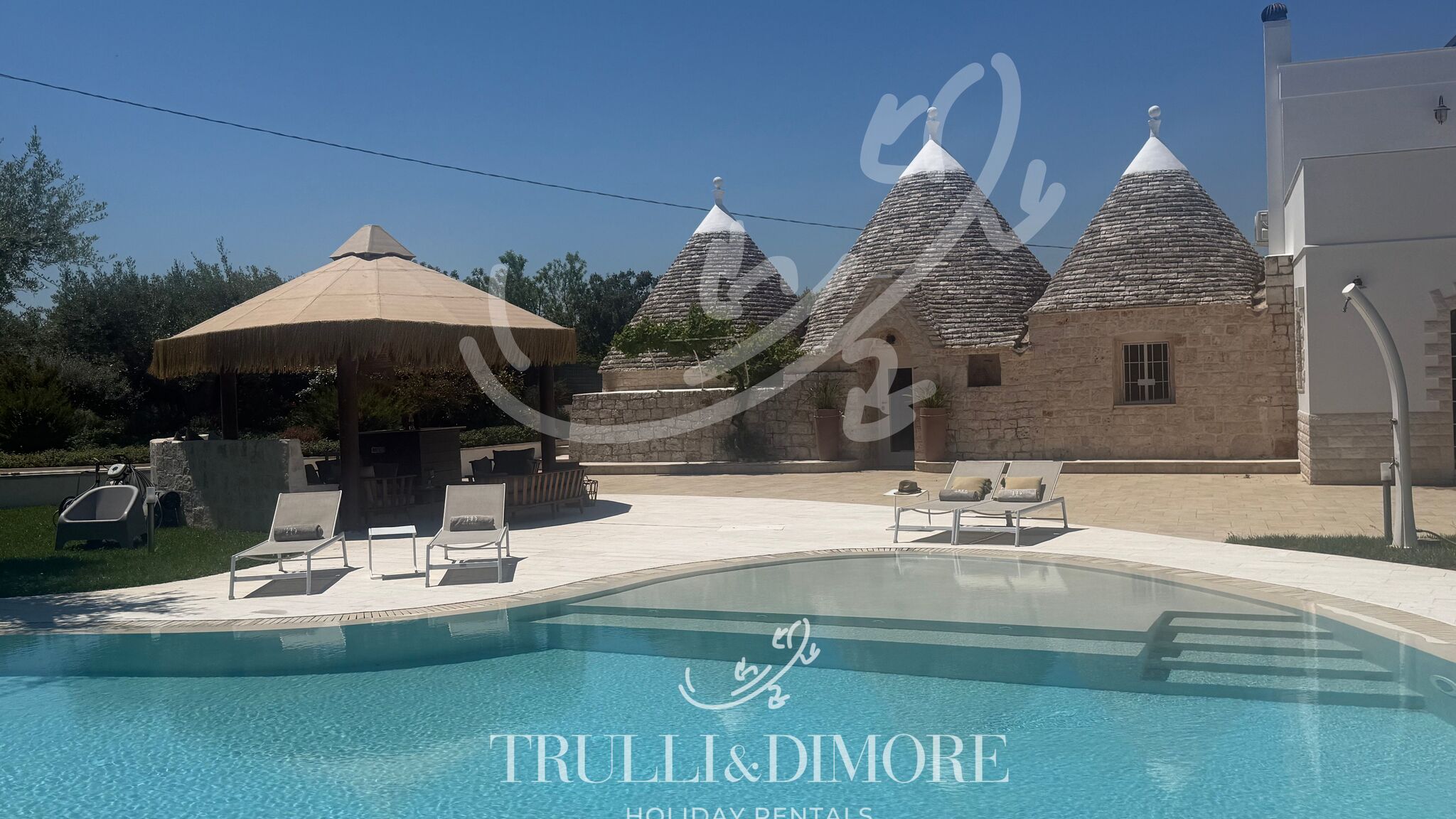 Italianway Monopoli TD Trulli Bruco Large Pool for Family Fun