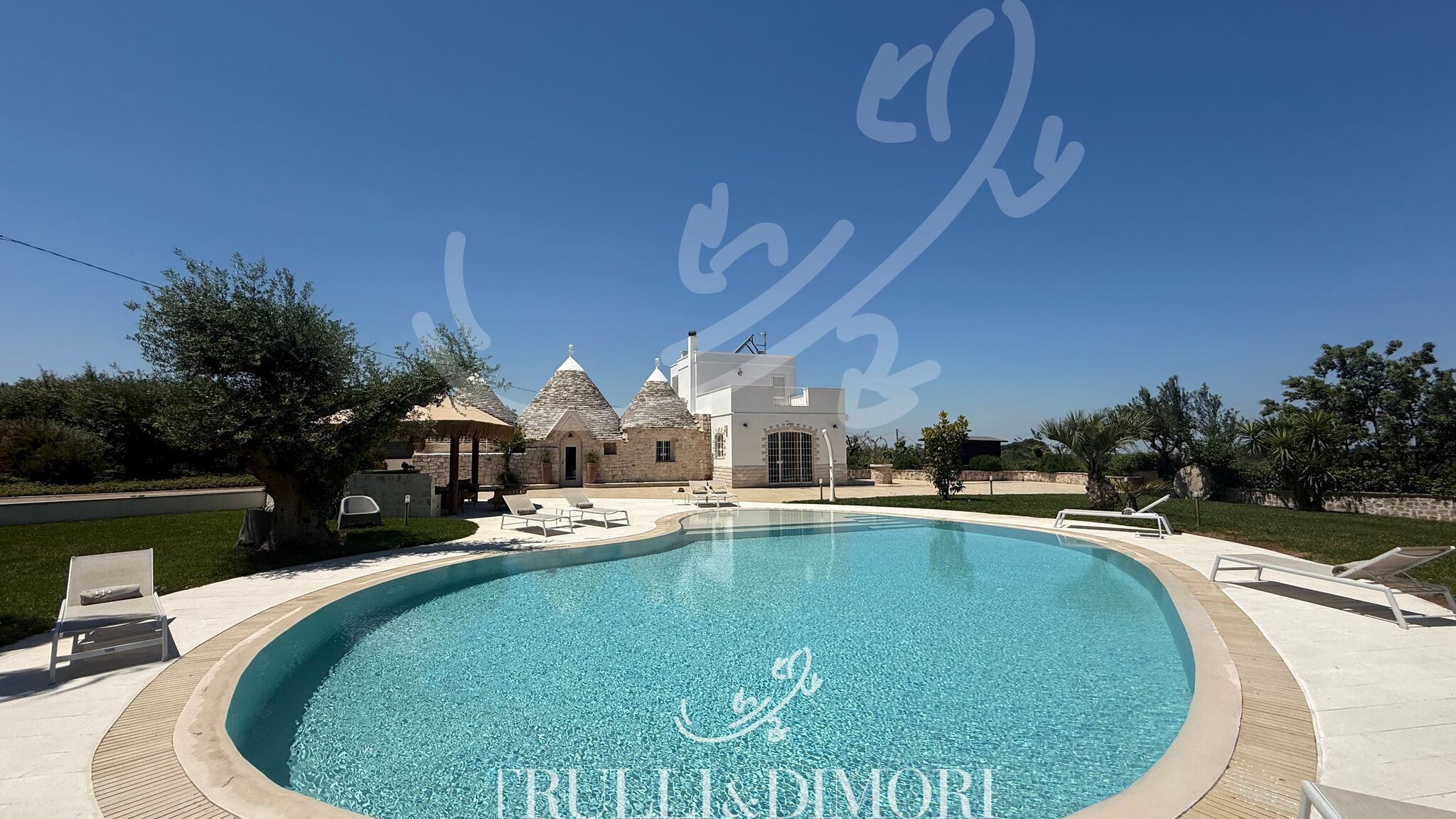Italianway Monopoli TD Trulli Bruco Large Pool for Family Fun