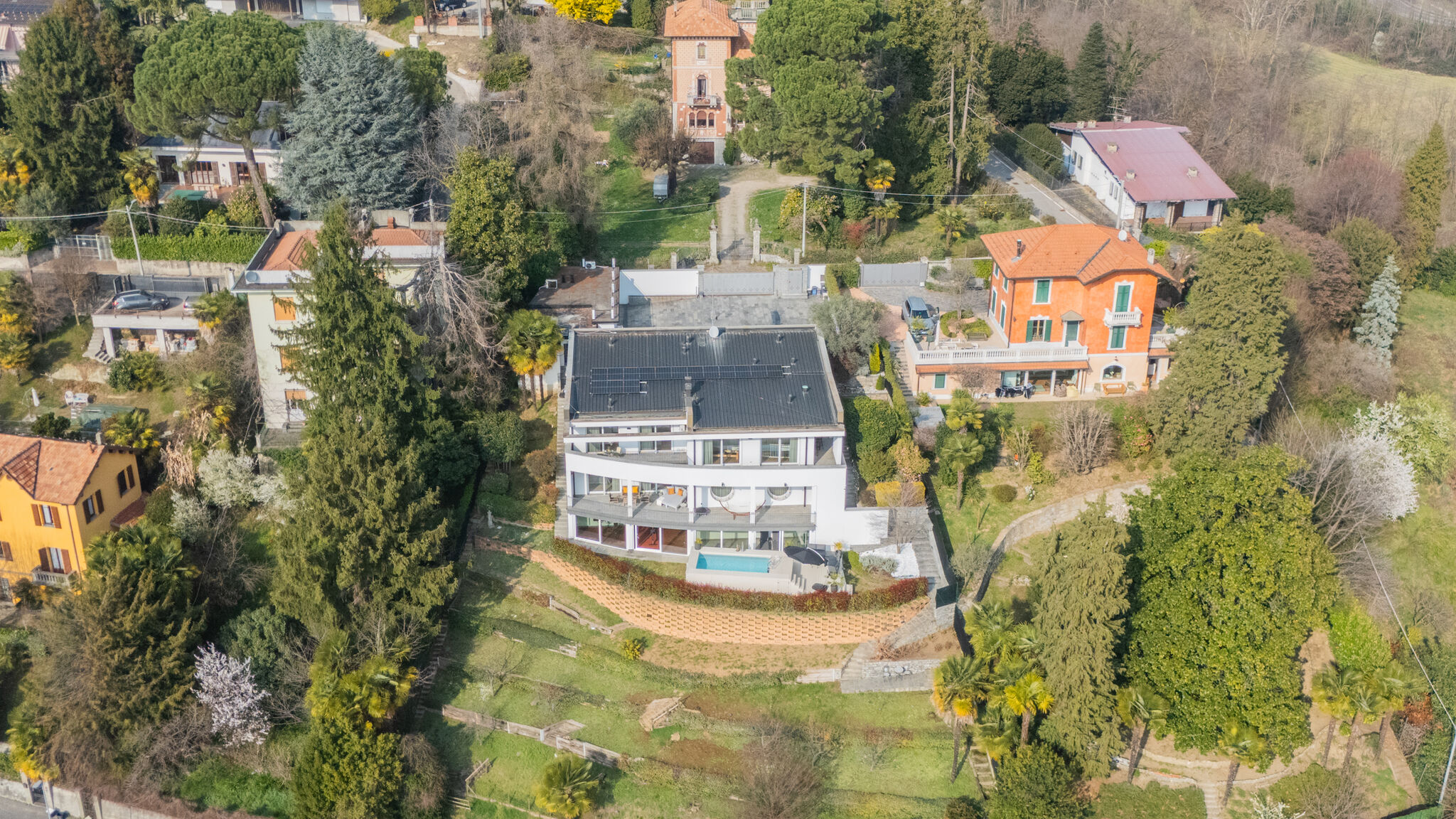 Italianway Montano Lucino Villa Olivo with garden & pool