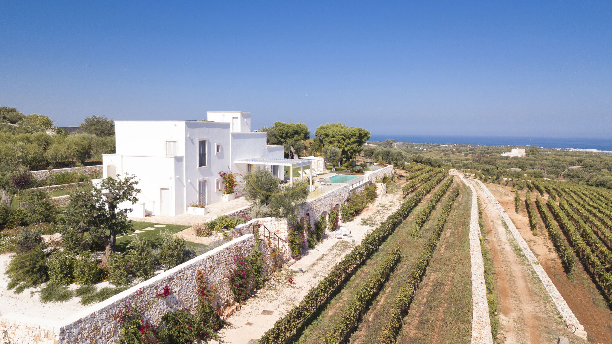 Trulli e Dimore Property Management Monopoli TD Tenuta Donna Madia Sea View Pool Over Vineyard