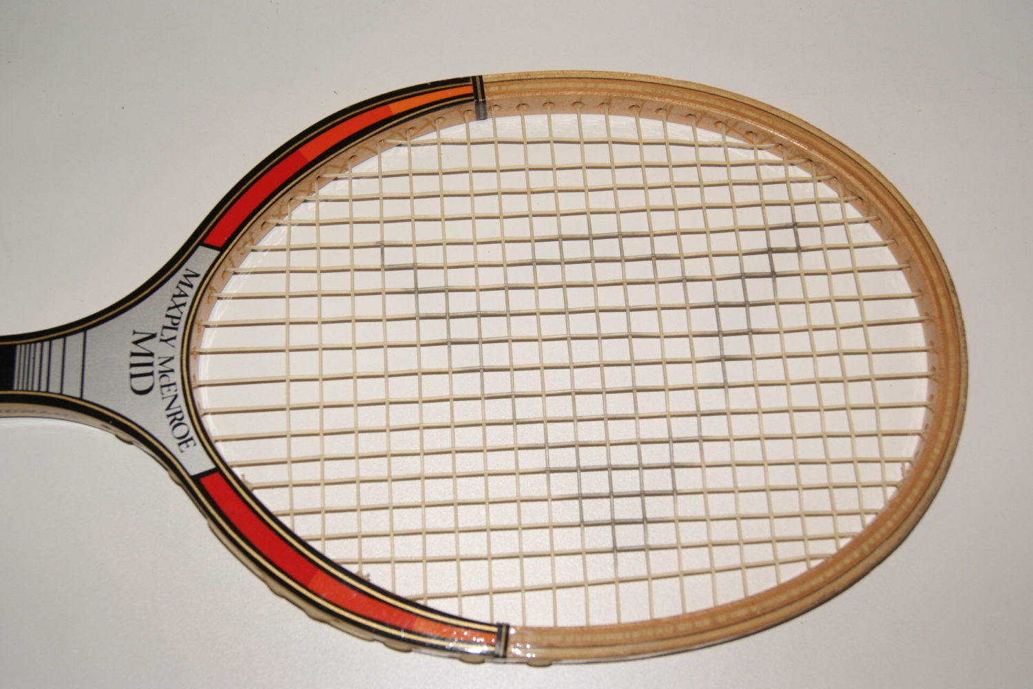 John McEnroe Dunlop Maxply: Mid 80’s Wooden Tennis Racquet