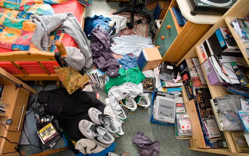 casa disordinata