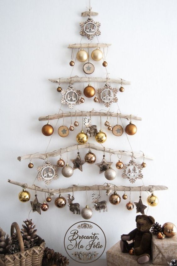 Árbol de Navidad en DIY. Fuente: Pinterest