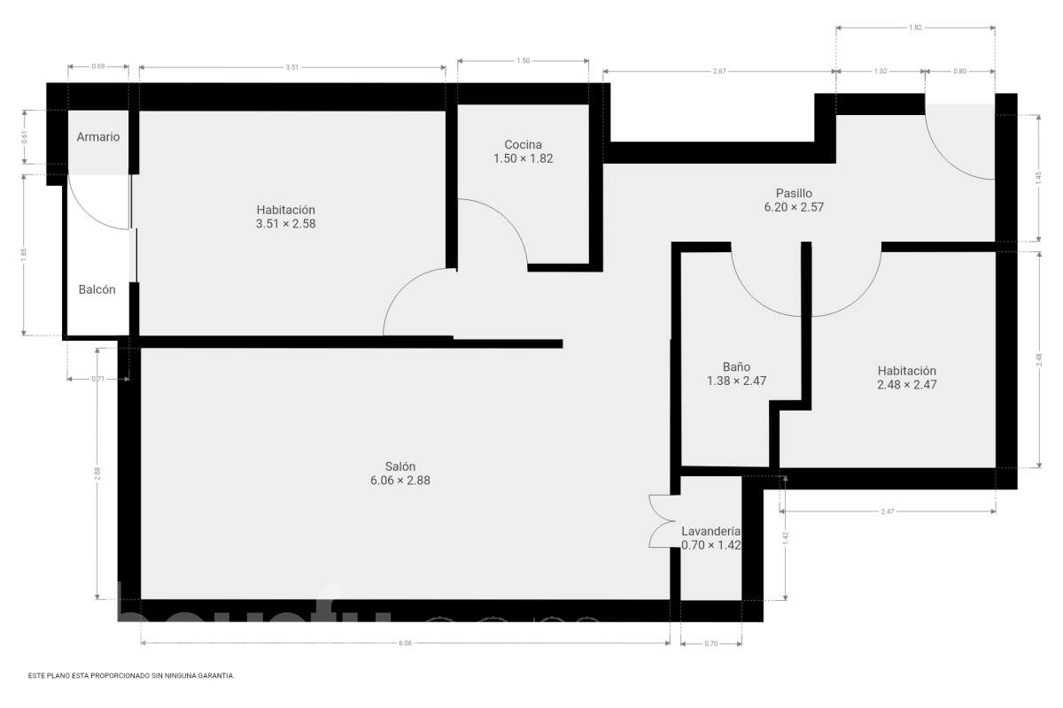 Housfy vende 🏡 luminoso piso ubicado en Badalona, el cuál consta de 53m2 útiles (verificados con la Dirección General de Catastro). Construido en el año: 1965. Distribución de estancias -Salón-comedor -2 Dormitorios -1 Baño -Cocina equipada -La vivienda dispone de altillos. Características específicas -Terraza -Puerta blindada Zona y entorno Respecto a la ubicación, se sitúa en Badalona, municipio de Barcelona. Esta propiedad se encuentra cerca de transporte público, colegios, supermercados y farmacias. Aviso legal El precio de venta no incluye gastos de la compraventa como notaría, registro, impuestos, ni tampoco honorarios agencia. Esta publicación no es vinculante. Consulta siempre la nota simple con Housfy antes de formalizar la compraventa. Sobre nosotros Housfy es la plataforma integral de servicios inmobiliarios. Nuestra combinación de expertos y tecnología pone al alcance de todo el mundo servicios cómodos, claros y seguros. AICAT número: 7922. Nos encargamos de la gestión y asesoramiento de la compra. ¡Olvídate de todo! Hacemos los trámites por ti. Y, si además necesitas financiación, ponemos a tu disposición un bróker hipotecario para ayudarte a conseguir las mejores condiciones para tu perfil económico. ¿Quieres visitarla? Contacta con Housfy y agenda tu visita sin compromiso. Más información en: housfy.com En cumplimiento de la Ley 8/2026 en Cataluña, el certificado de presencia o ausencia de amianto se encuentra en proceso de tramitación.-23
