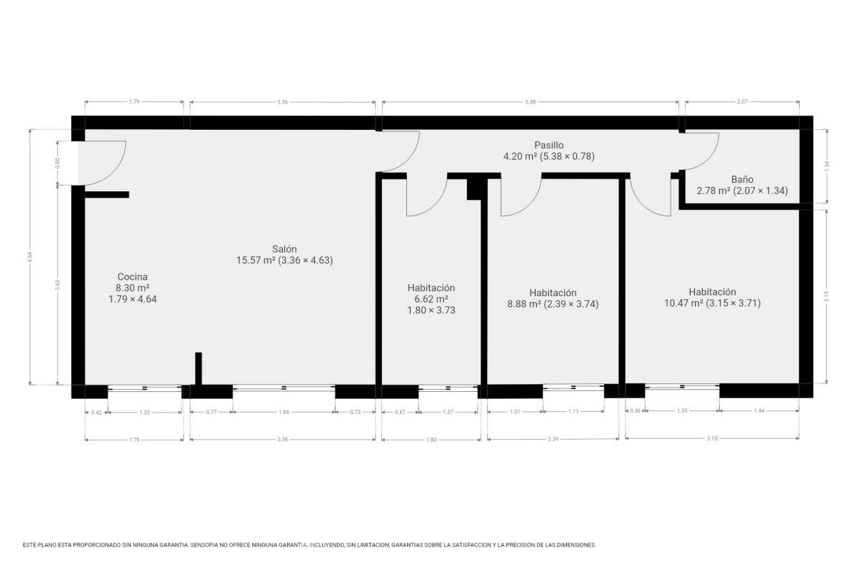 Housfy ven 🏡 ampli pis baix situat a Badia del Vallès, el qual consta de 66 m² útils (verificats amb la Direcció General de Cadastre). Construït l'any 1973. Distribució d'estances -Saló-menjador -3 Dormitoris -1 Bany -Cuina equipada Característiques específiques -Cèdula d’habitabilitat -Ascensor -Aire condicionat -Calefacció -Gres/ceràmica Zona i entorn Respecte a la ubicació, se situa a Badia del Vallès, municipi de Barcelona. Aquesta propietat es troba propera al transport públic. Avís legal El preu de venda no inclou despeses de la compravenda com notaria, registre, impostos, ni tampoc honoraris d’agència. Aquesta publicació no és vinculant. Consulta sempre la nota simple amb Housfy abans de formalitzar la compravenda. Sobre nosaltres Housfy és la plataforma integral de serveis immobiliaris. La nostra combinació d’experts i tecnologia posa a l’abast de tothom serveis còmodes, clars i segurs. AICAT número: 7922. Ens encarreguem de la gestió i assessorament de la compra. Oblida’t de tot! Fem els tràmits per tu. I, si a més necessites finançament, posem a la teva disposició un bróker hipotecari per ajudar-te a aconseguir les millors condicions pel teu perfil econòmic. Vols visitar-la? Contacta amb Housfy i agenda la teva visita sense compromís. Més informació a: housfy.com-32