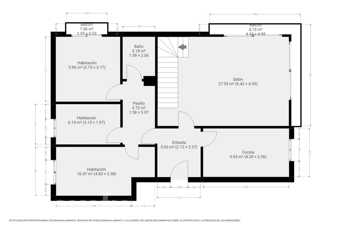 Housfy vende 🏡 espectacular ático dúplex con dos terrazas, párking y tarstero el cuál consta de 116 m2 útiles (verificados con la Dirección General de Catastro). En un edificio construido en el año 2002. Distribución de estancias En la primera planta tenemos un magnífico y soleado salón-comedor, con balcón Francés y orientación sur. Junto a él, una cocina enorme también exterior. Pasando por el pasillo, encontramos 3 habitaciones medianas, todas exteriores y un baño completo. En la segunda planta tenemos una buhardilla enorme que sirve las veces de sala de estar como de almacenamiento, con una habitación doble con baño en suite y vestidor y altillo incorporados, y salida a las dos espectaculares terrazas, para gozar orientación este y oeste, barbacoa de obra y otras facilidades. El inmueble cuenta con ventanas de doble vidrio, toldos, suelos de parquet y calefacción en todas las estancias, además de aire acondicionado. Incluye una plaza de párking y trastero. Características específicas - 2 baños -Ascensor -Aire acondicionado -Amueblado -Calefacción -Domótica -Balcón -Terraza Zona y entorno Respecto a la ubicación, se sitúa en La Grípia, barrio de Terrassa. Esta zona es conocida por ser una de las más renovadas de Terrassa, un barrio residencial con excelente conexión al centro de Terrassa con diversas líneas de buses y la estación de tren Terrassa Est a menos de 5 minutos a pie. Múltiples servicios básicos como supermercados, farmacias, colegios... Aviso legal El precio de venta no incluye gastos de la compraventa como notaría, registro, impuestos, ni tampoco honorarios agencia. Esta publicación no es vinculante. Consulta siempre la nota simple con Housfy antes de formalizar la compraventa. Sobre nosotros Housfy es la plataforma integral de servicios inmobiliarios. Nuestra combinación de expertos y tecnología pone al alcance de todo el mundo servicios cómodos, claros y seguros. AICAT número: 7922. Nos encargamos de la gestión y asesoramiento de la compra. ¡Olvídate de todo! Hacemos los trámites por ti. Y, si además necesitas financiación, ponemos a tu disposición un bróker hipotecario para ayudarte a conseguir las mejores condiciones para tu perfil económico. ¿Quieres visitarla? Contacta con Housfy y agenda tu visita sin compromiso. Más información en: housfy.com En cumplimiento de la Ley 8/2026 en Cataluña, el certificado de presencia o ausencia de amianto se encuentra en proceso de tramitación.-52